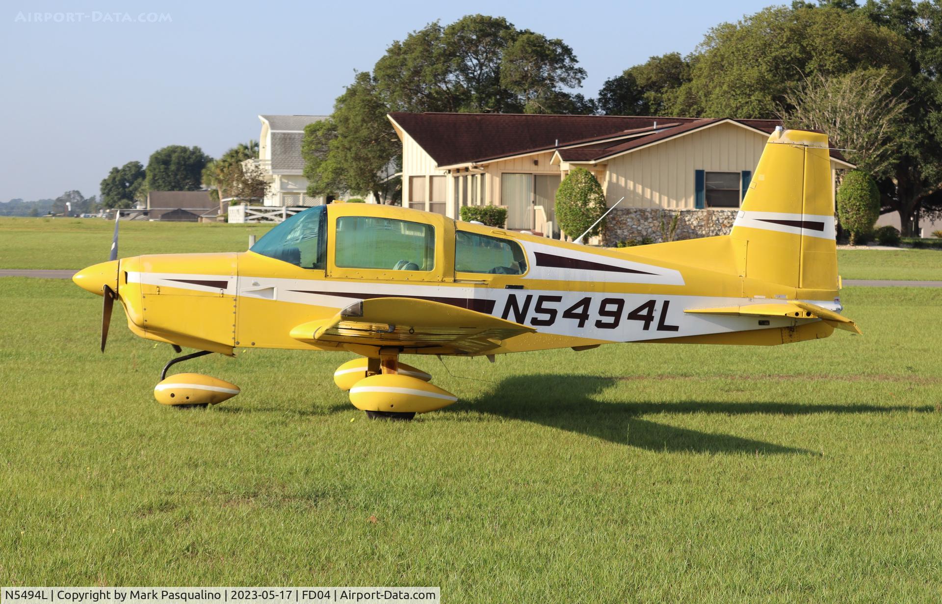 N5494L, 1973 Grumman American AA-5 Traveler C/N AA5-0394, Grumman American AA-5