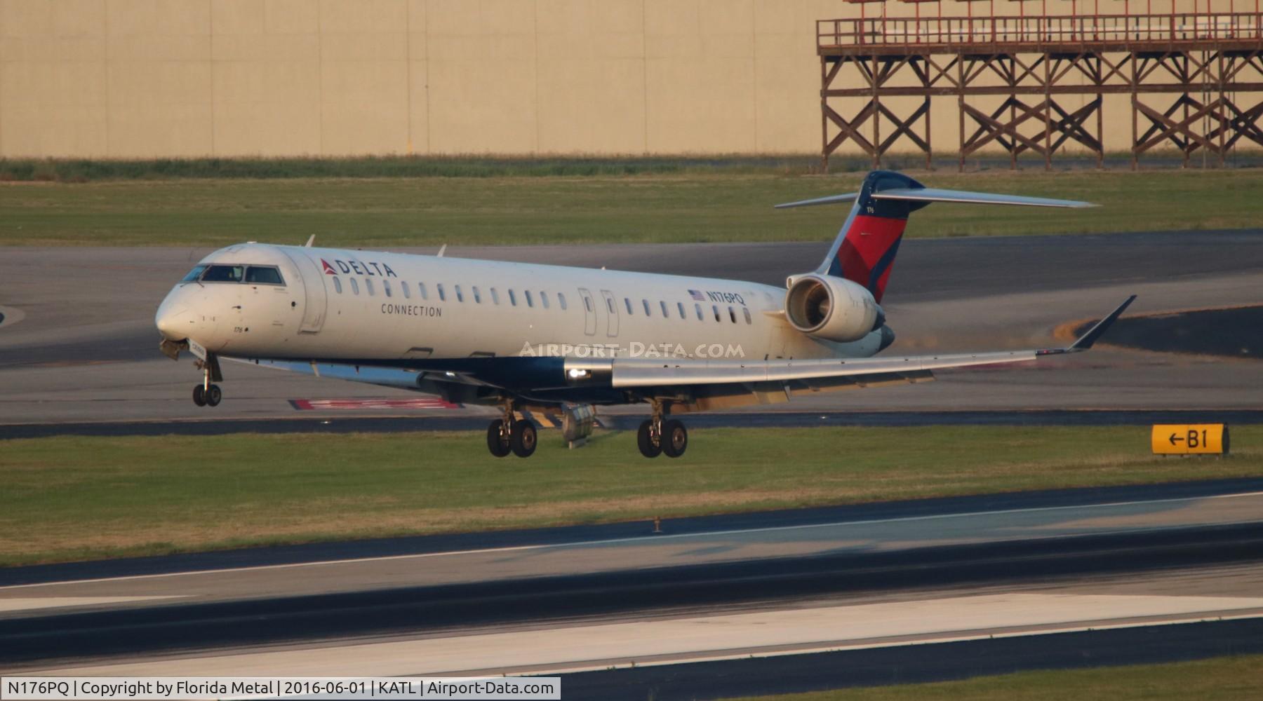 N176PQ, 2008 Bombardier CRJ-900ER (CL-600-2D24) C/N 15176, END/DAL CRJ9 zx