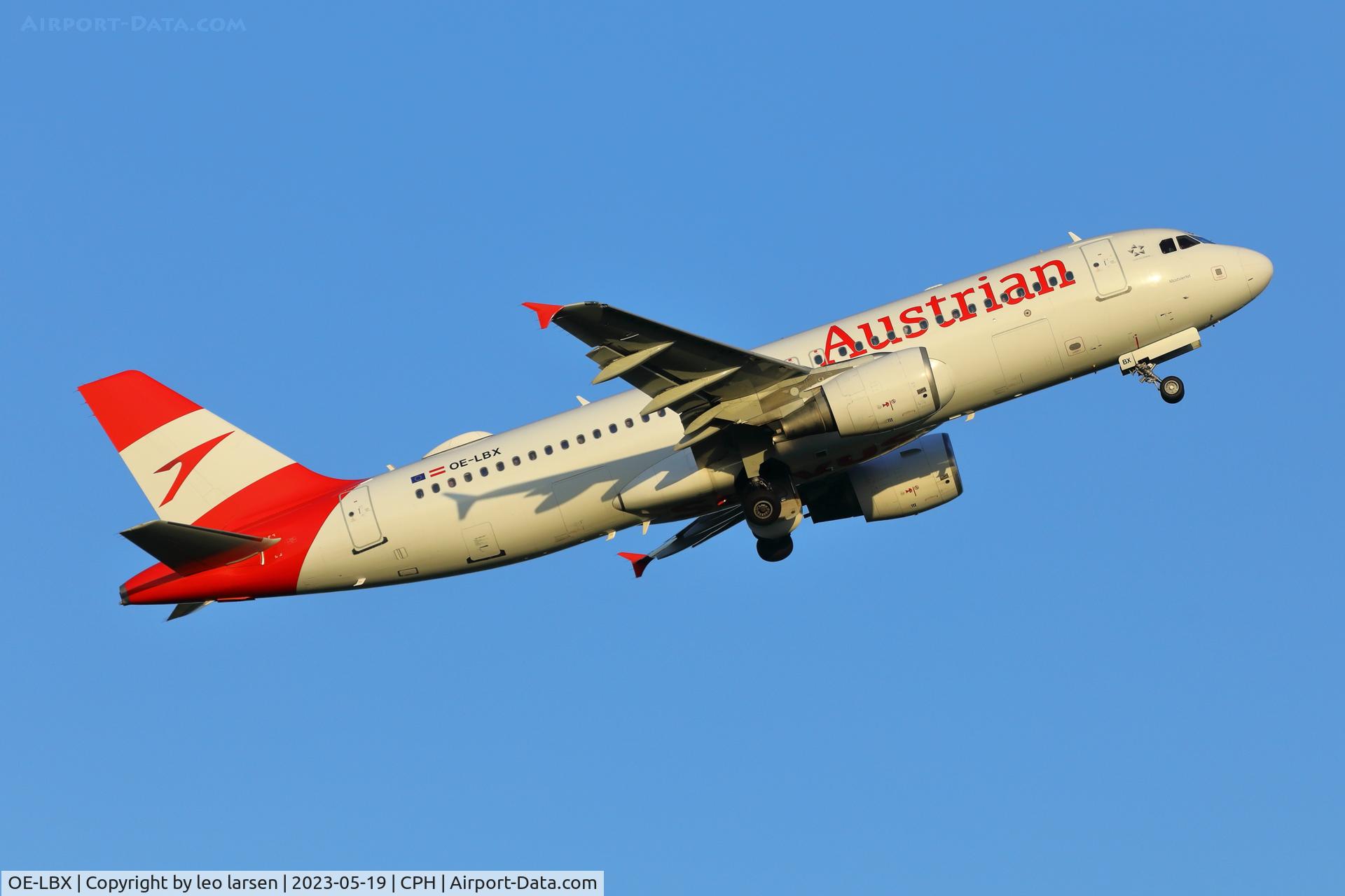 OE-LBX, 2002 Airbus A320-214 C/N 1735, Copenhagen 19.5.2023