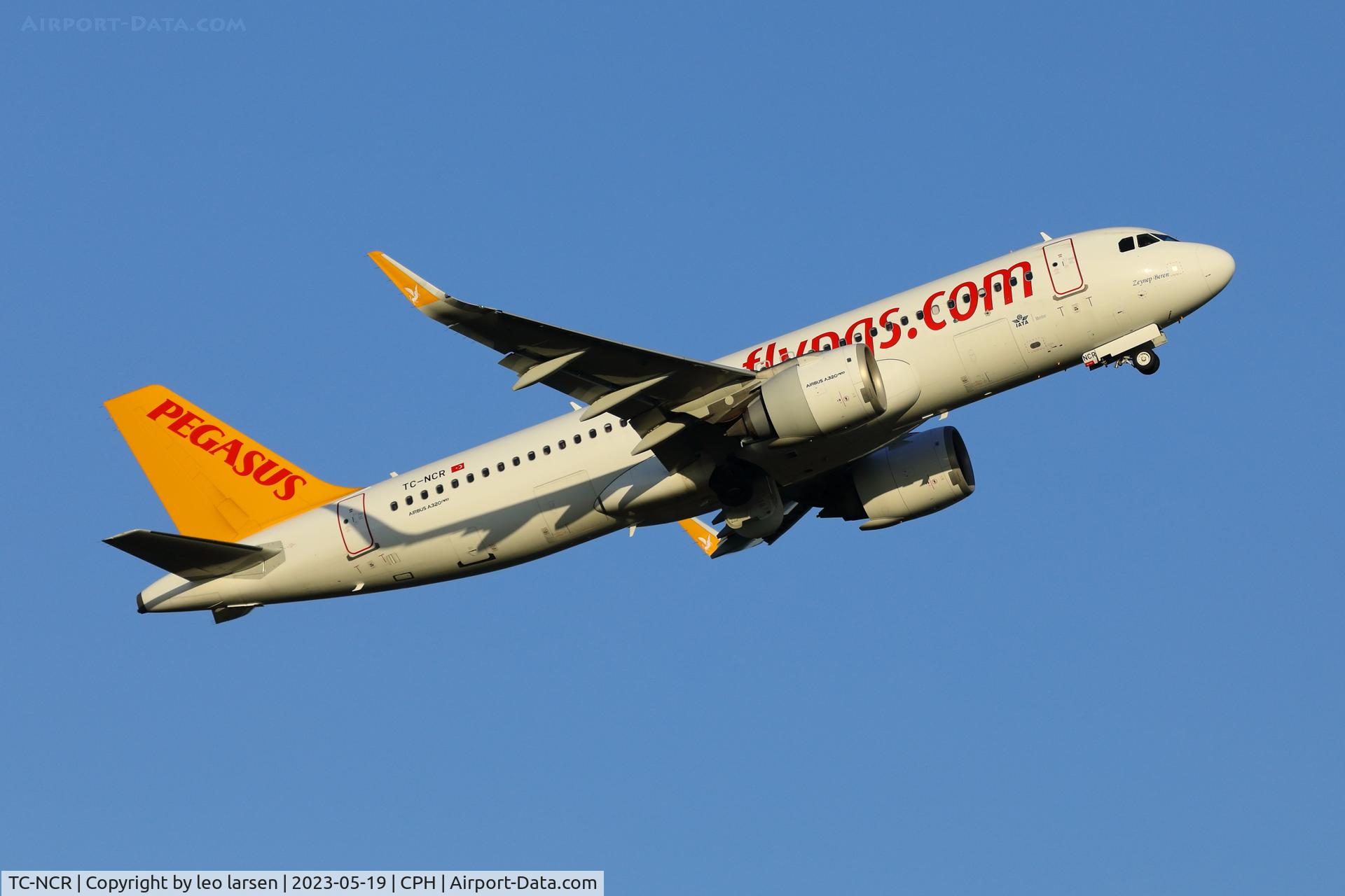 TC-NCR, 2020 Airbus A320-251N C/N 10149, Copenhagen 19.5.2023 t/o R-22R
