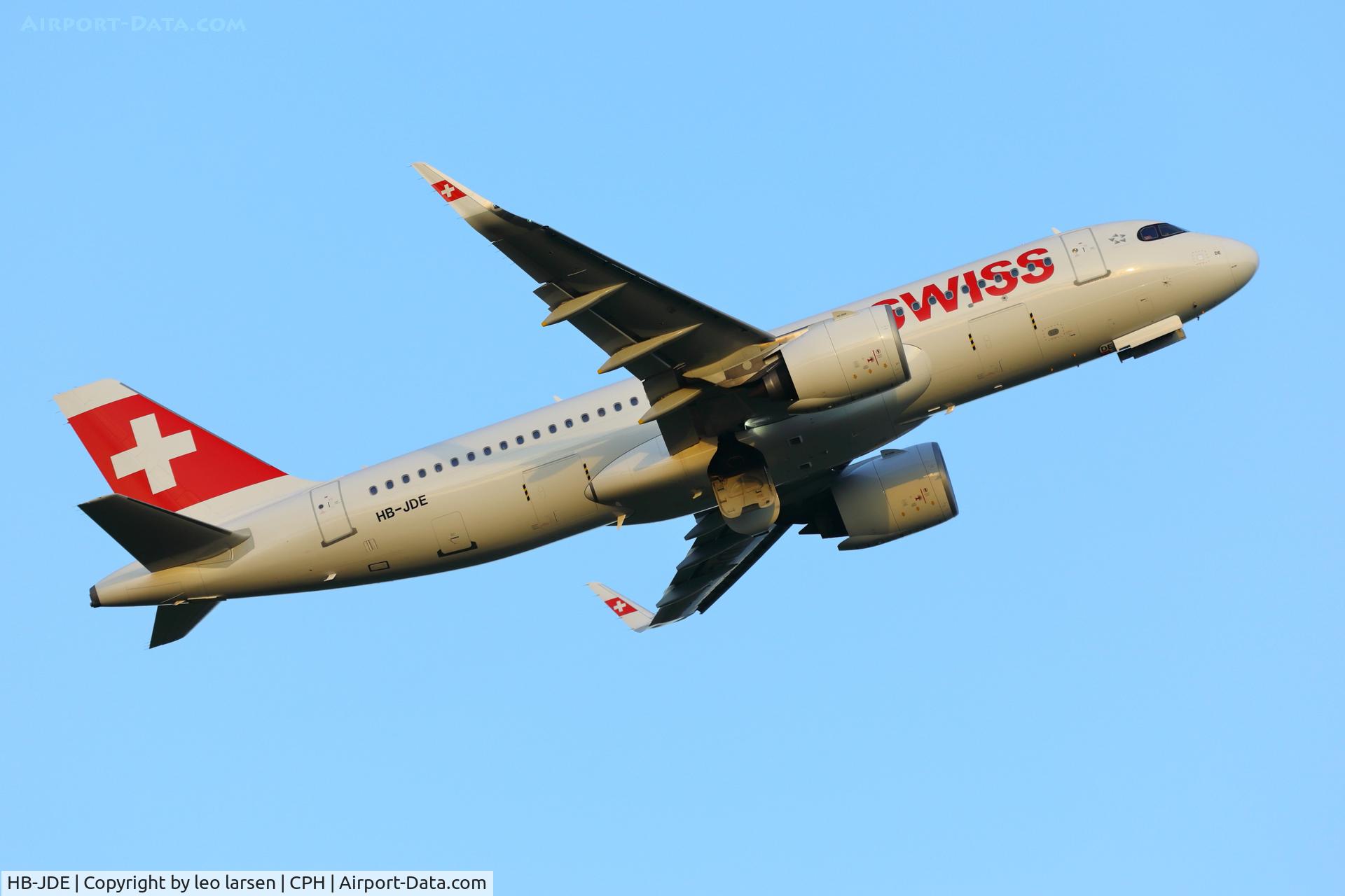 HB-JDE, 2021 Airbus A320-271N C/N 11084, Copenhagen 19.5.2023