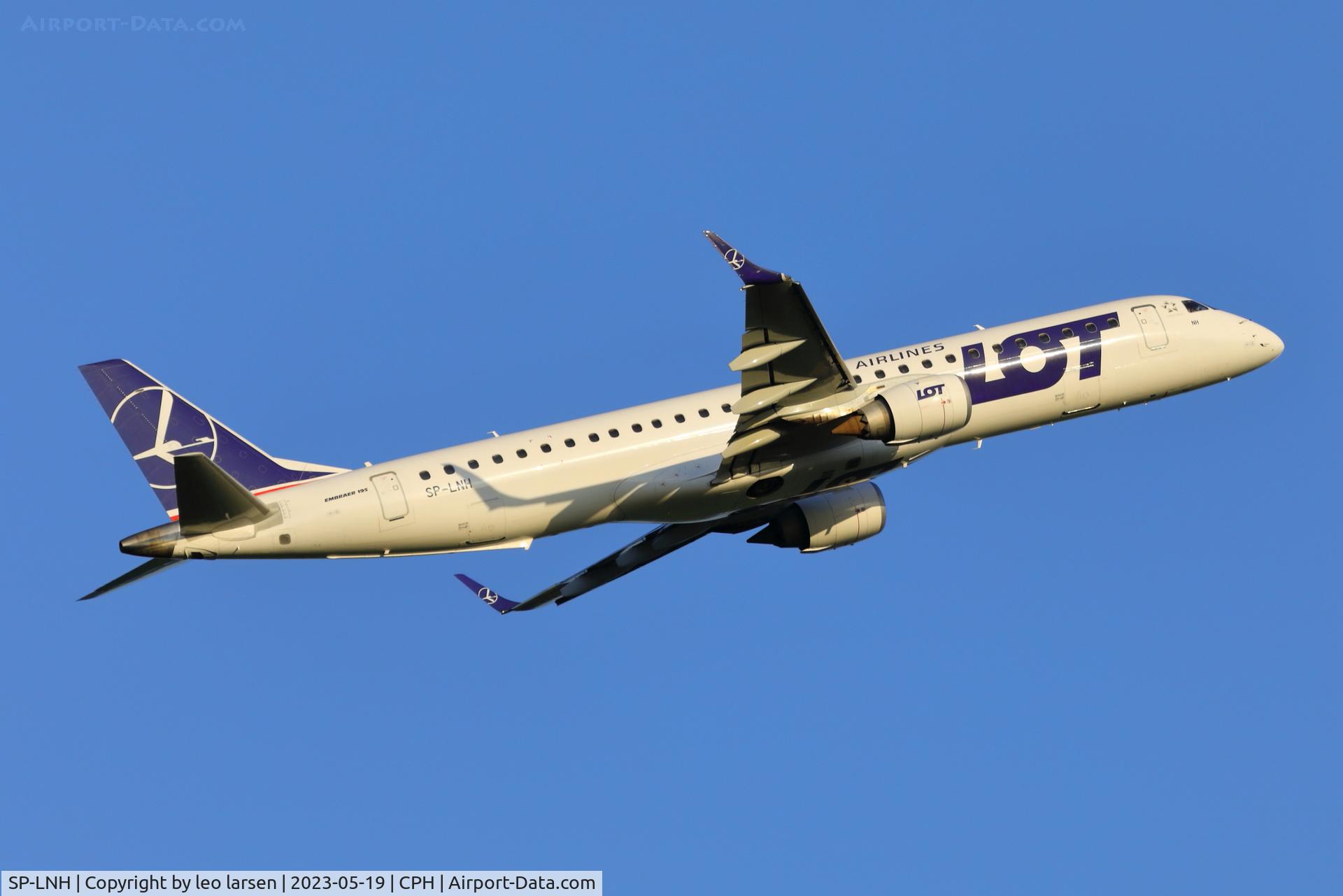 SP-LNH, 2008 Embraer 195AR (ERJ-190-200IGW) C/N 19000239, Copenhagen 19.5.2023