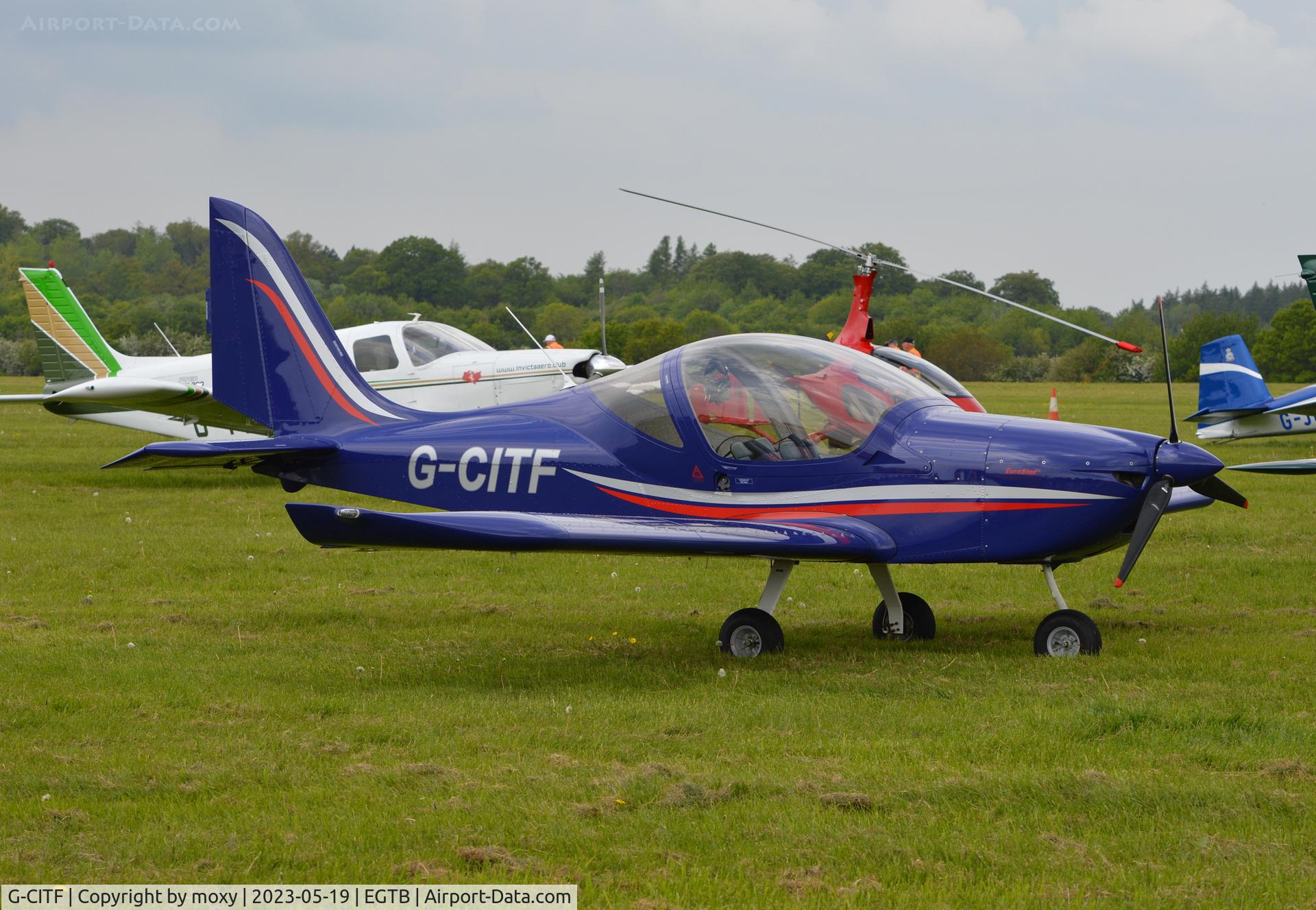 G-CITF, 2015 Evektor EV-97 Eurostar SL C/N 2015-4223, Evektor EV-97 Eurostar SL at Wycombe Air Park.