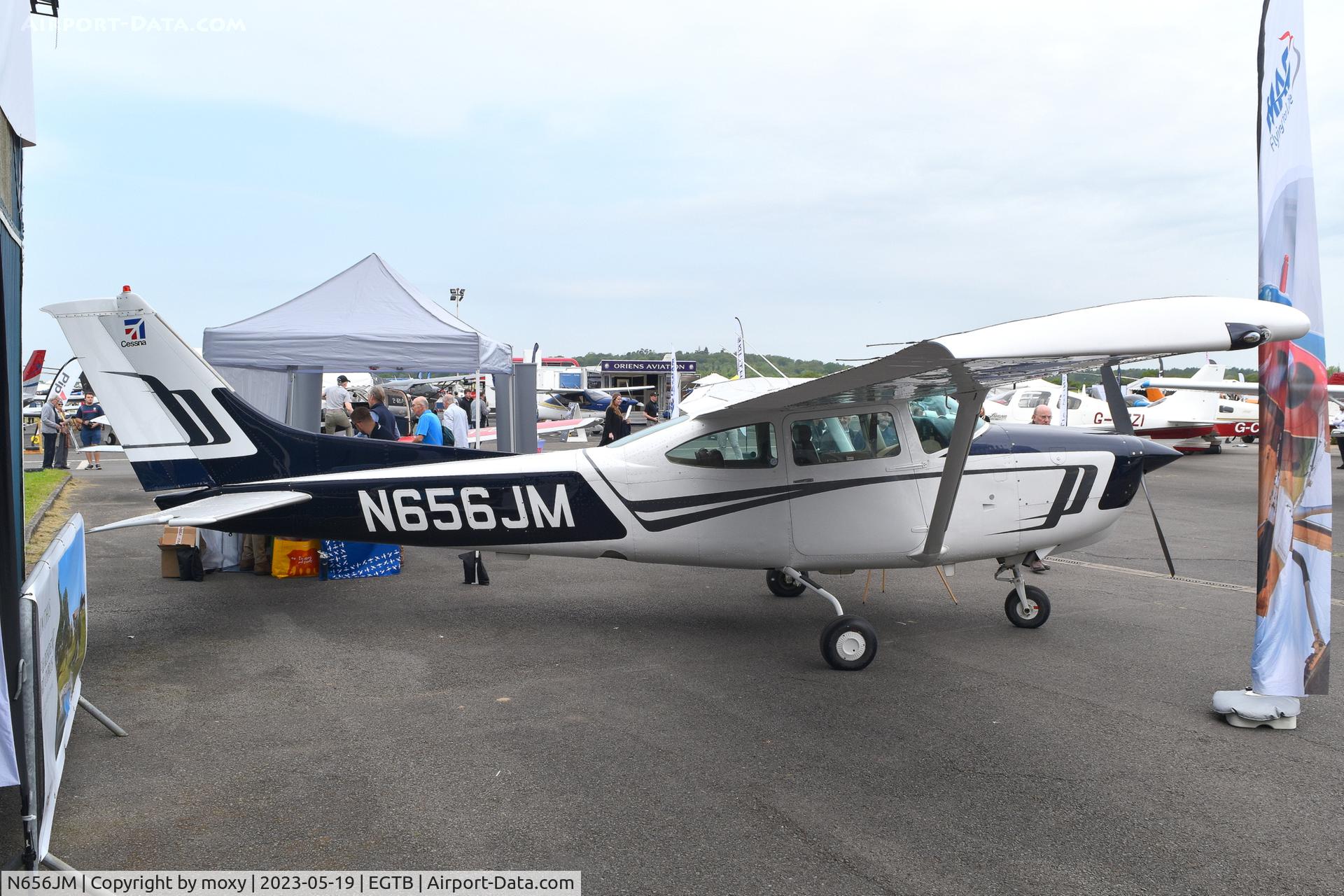 N656JM, 1980 Reims FR182 C/N FR182-00049, Reims Cessna FR182 at Wycombe Air Park.