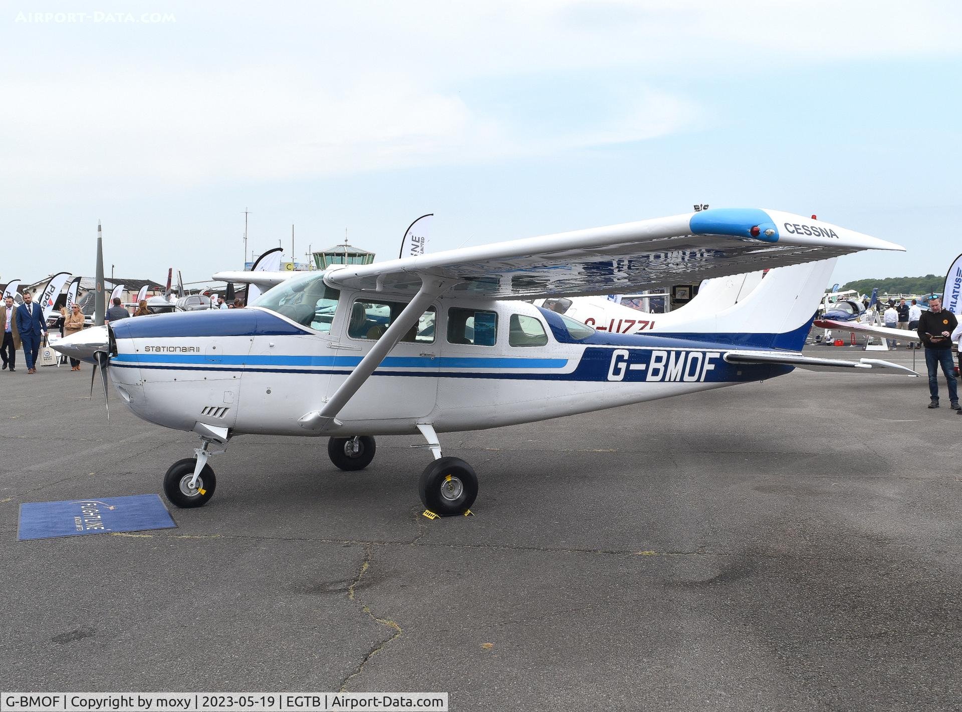 G-BMOF, 1977 Cessna U206G Stationair C/N U206-03658, Cessna U206G Stationair at Wycombe Air Park. Ex N7427N