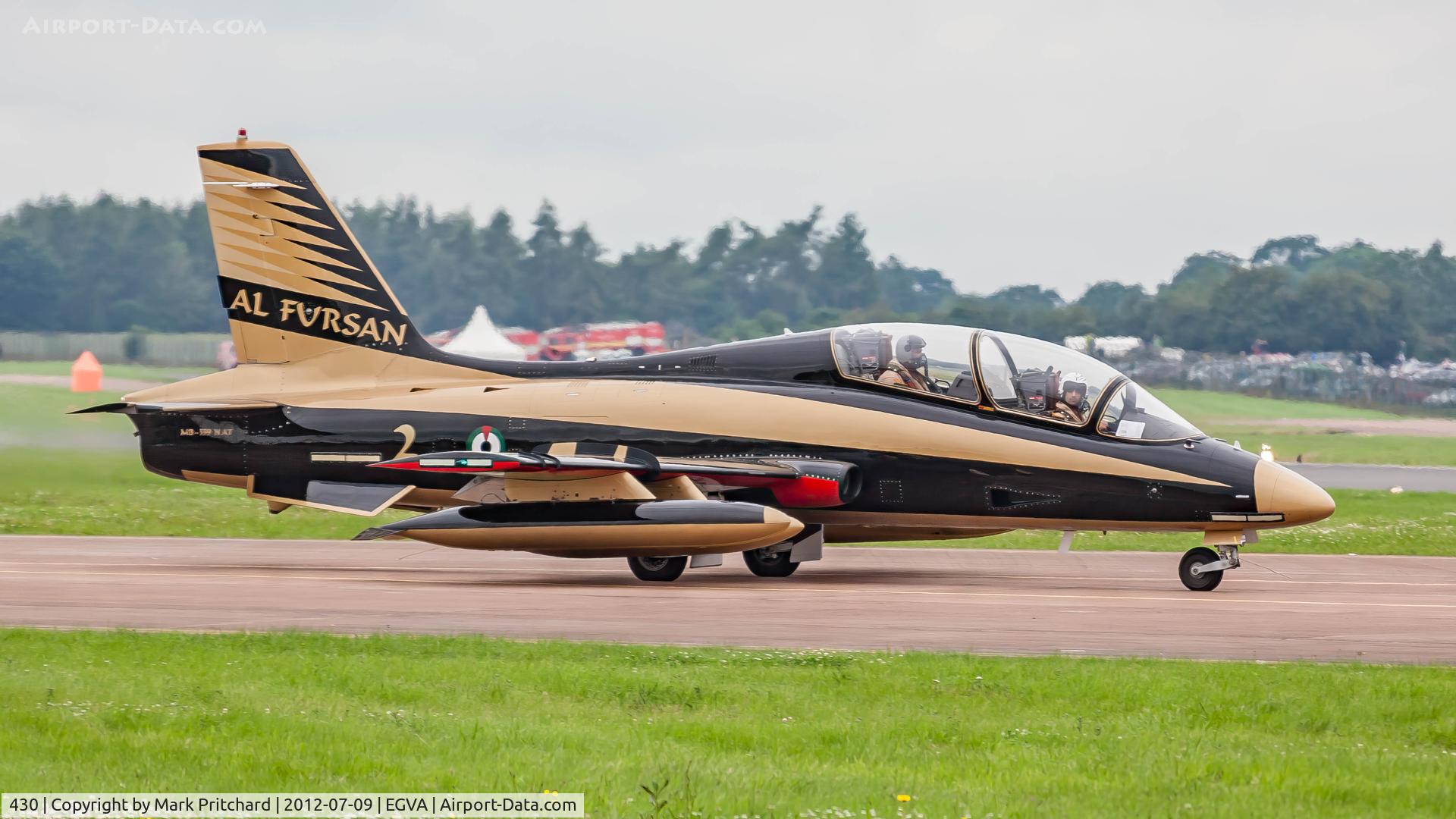 430, Aermacchi MB-339NAT C/N 6767, Shot at RIAT 2012