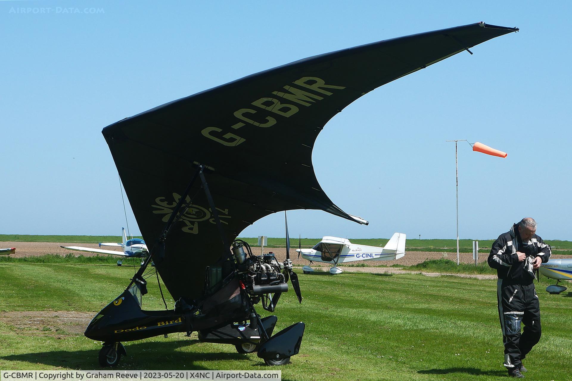 G-CBMR, 2002 Medway Eclipser C/N 172/150, Just landed at North Coates.