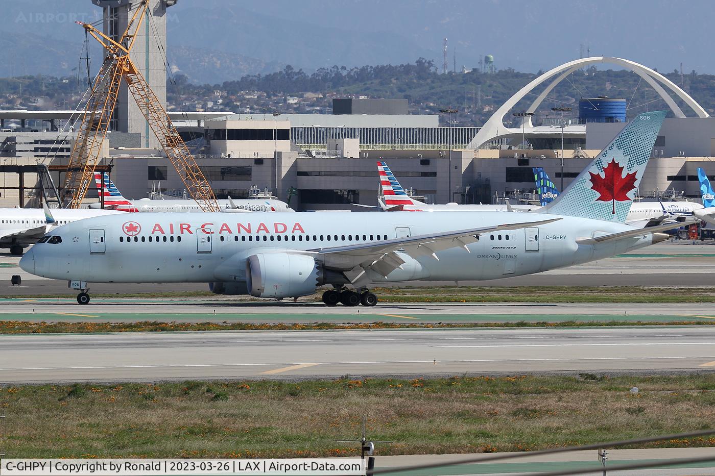 C-GHPY, 2014 Boeing 787-8 Dreamliner C/N 35262, at lax