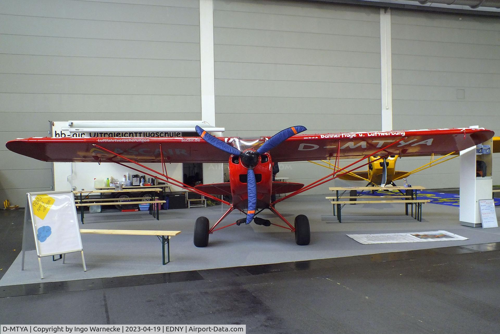 D-MTYA, Zlin Savage Classic C/N 0242, Zlin Savage Classic at the AERO 2023, Friedrichshafen