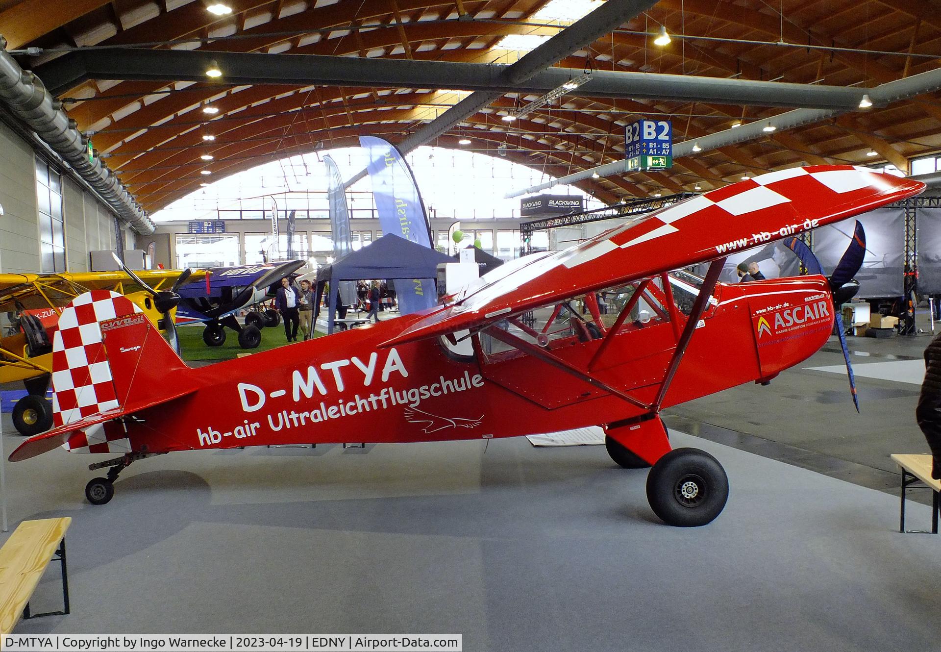 D-MTYA, Zlin Savage Classic C/N 0242, Zlin Savage Classic at the AERO 2023, Friedrichshafen