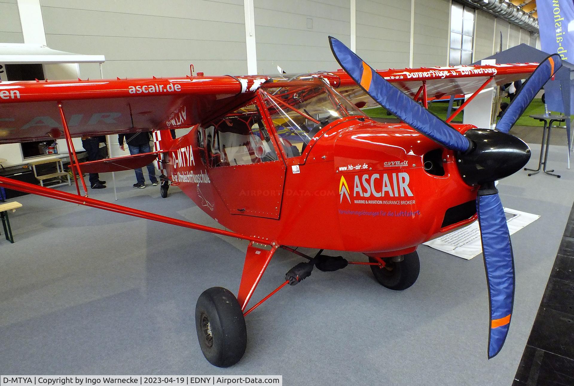 D-MTYA, Zlin Savage Classic C/N 0242, Zlin Savage Classic at the AERO 2023, Friedrichshafen