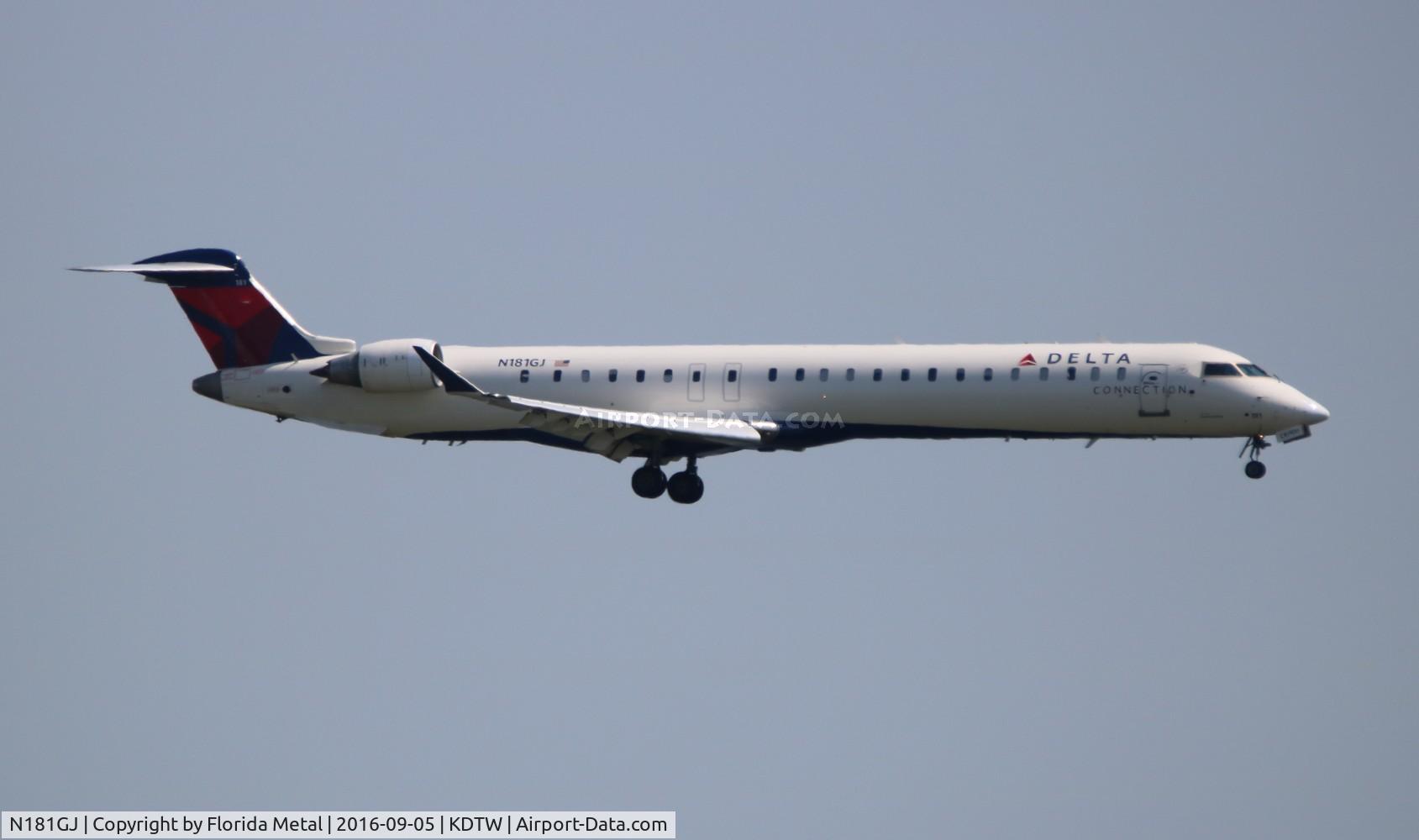 N181GJ, 2008 Bombardier CRJ-900 (CL-600-2D24) C/N 15204, DTW zx