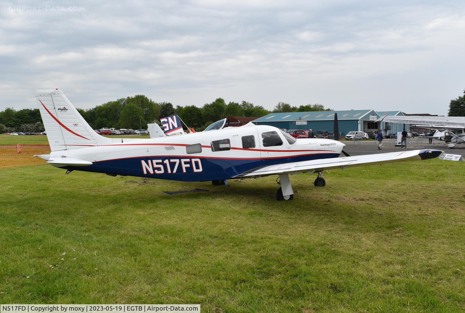N517FD, 2001 Piper PA-32R-301T Turbo Saratoga C/N 3257263, Piper PA-32R-301T Saratoga II TC at Wycombe Air Park.