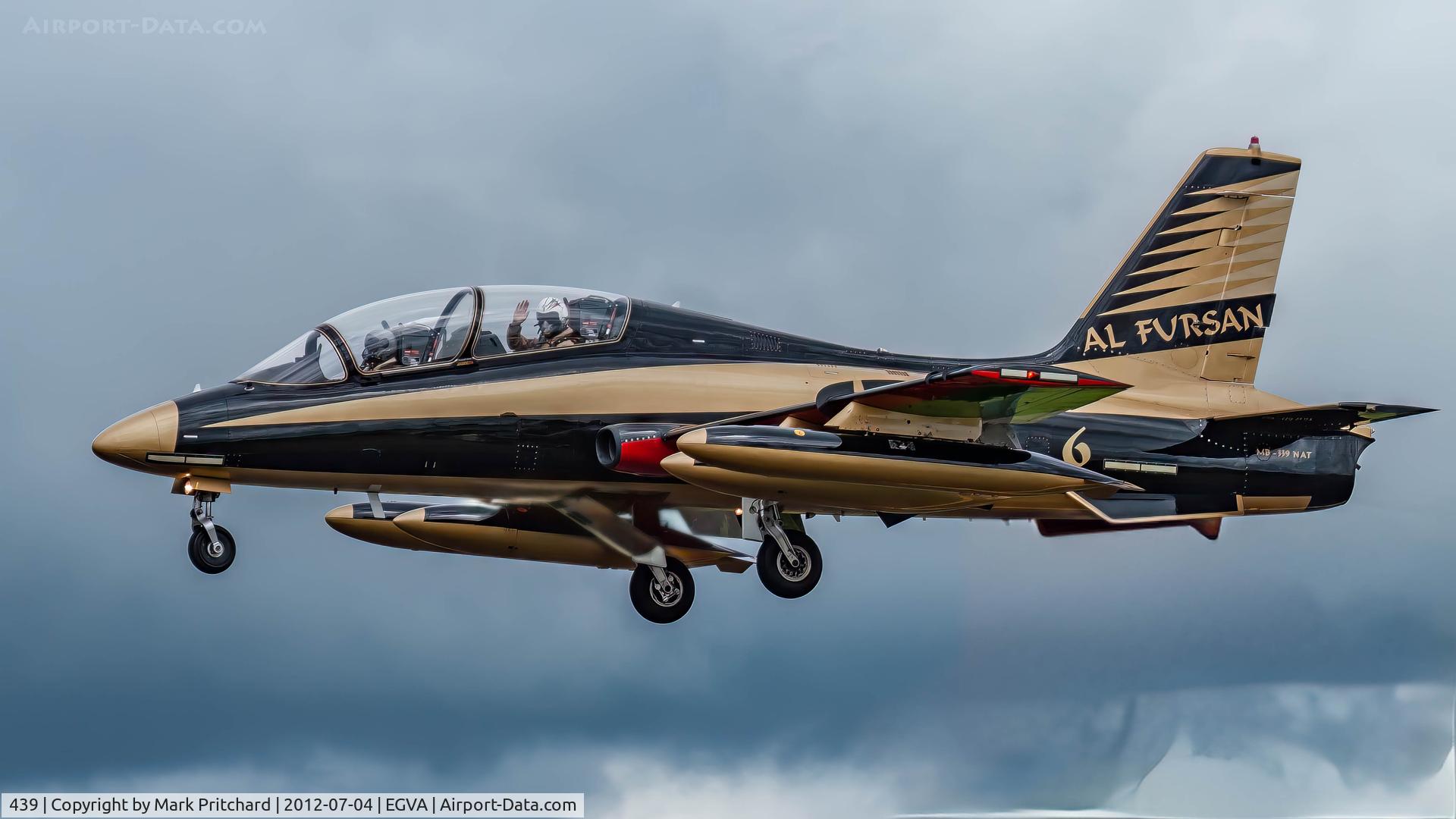 439, Aermacchi MB-339NAT C/N 6766, Shot at RIAT 2012