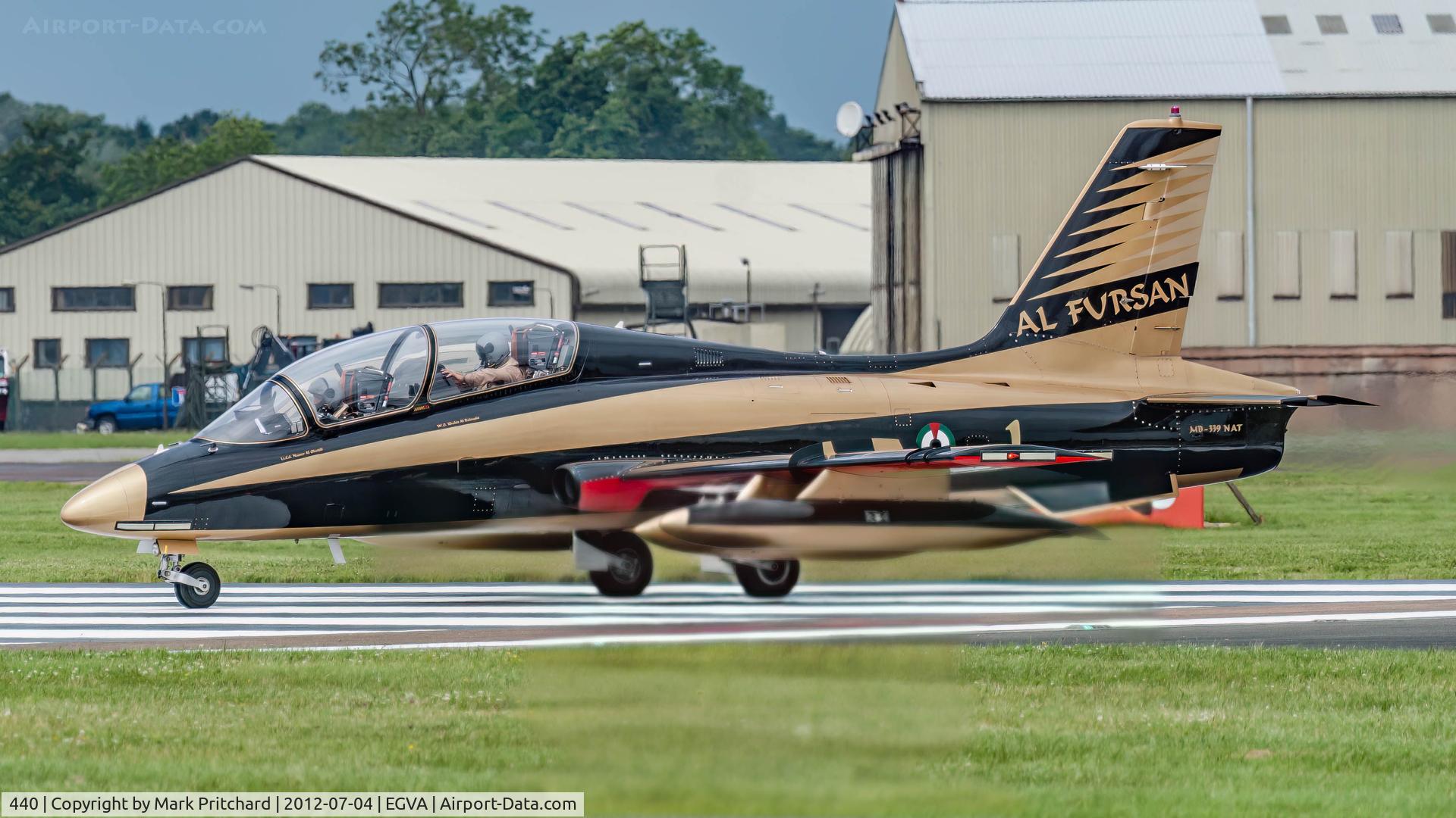 440, Aermacchi MB-339NAT C/N 6717, Shot at RIAT 2012