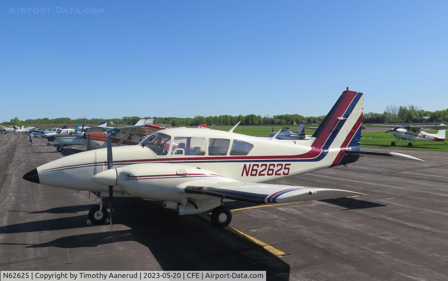 N62625, 1976 Piper PA-23-250 C/N 27-7654095, 1976 Piper PA-23-250, c/n: 27-7654095, The Great Minnesota Aviation Gathering 2023
