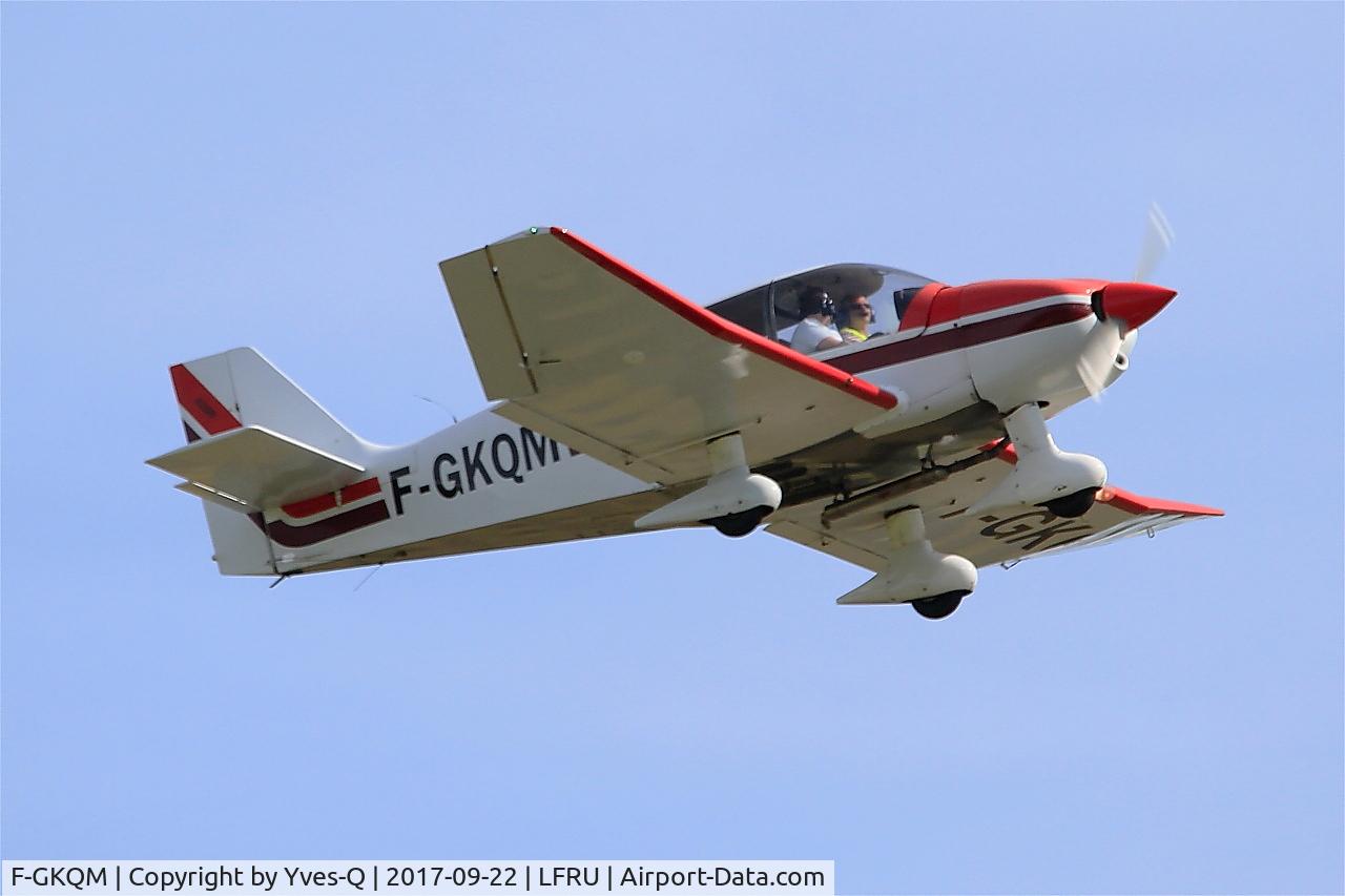 F-GKQM, Robin DR-400-120 Dauphin 2+2 C/N 2057, Robin DR.400-120 Dauphin, On display, Morlaix-Ploujean airport (LFRU-MXN) air show 2017