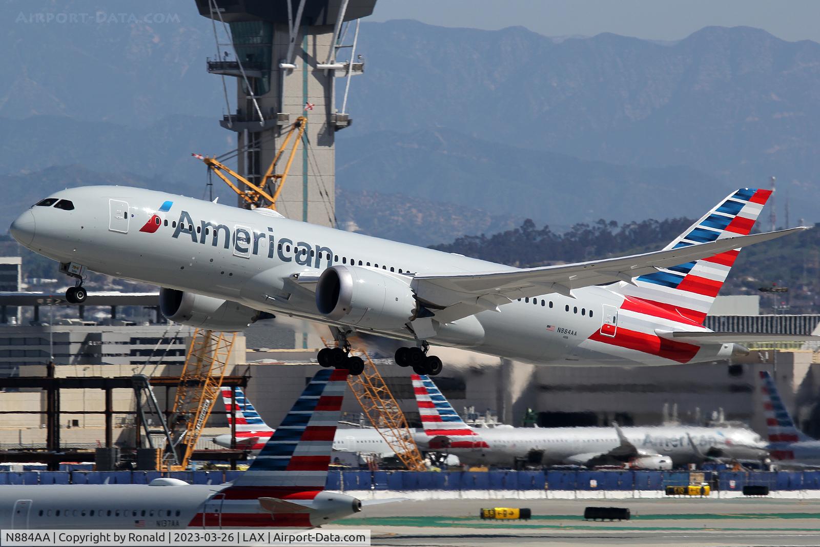 N884AA, Boeing 787-8 Dreamliner Dreamliner C/N 66004, at lax