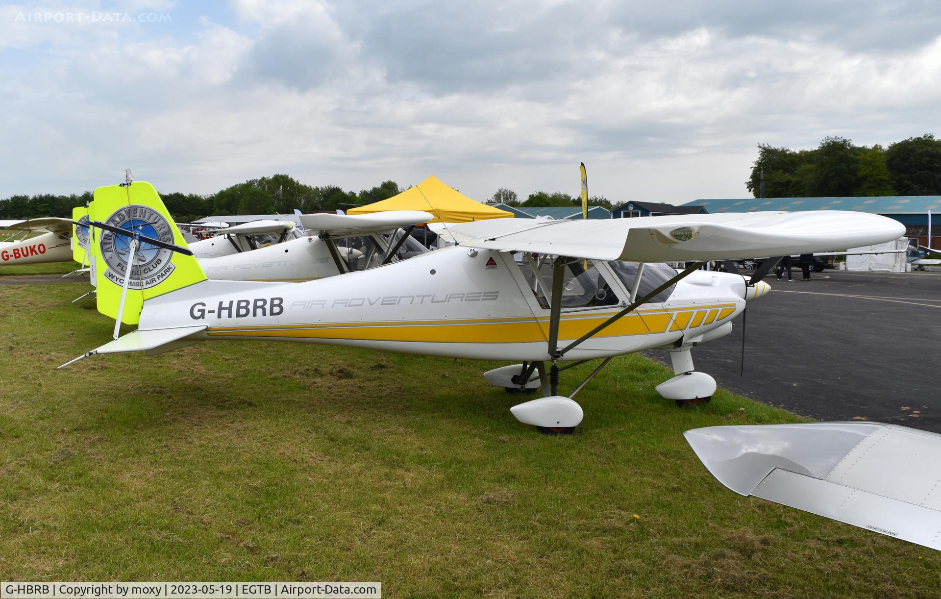 G-HBRB, 2018 Ikarus C42 FB100 Bravo C/N 1811-7550, Ikarus C42 FB100 Bravo at Wycombe Air Park.