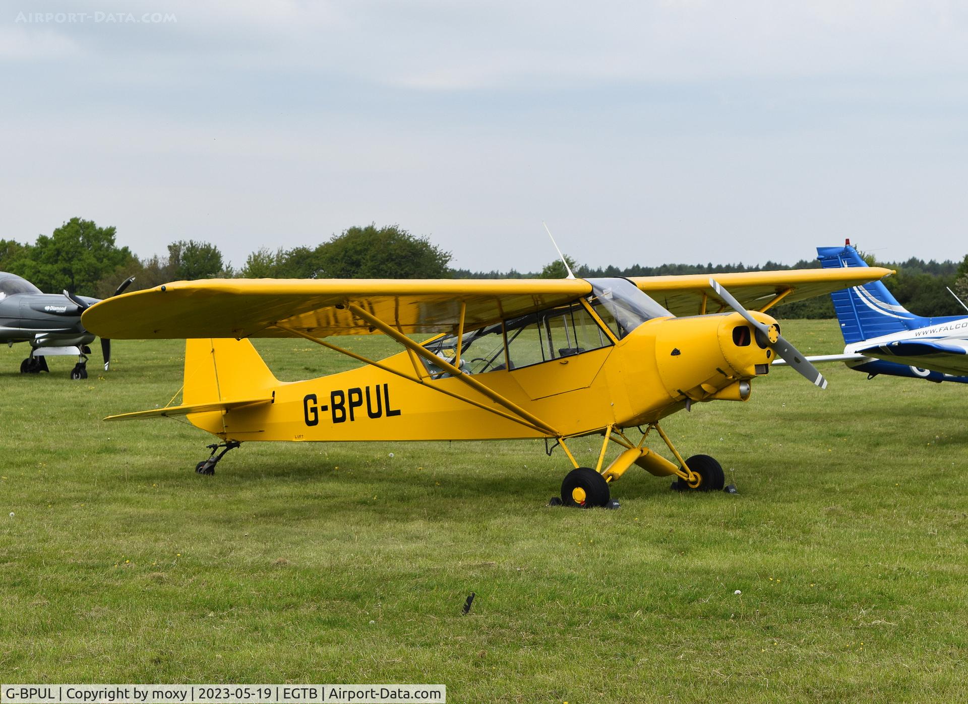 G-BPUL, 1953 Piper L-18C Super Cub (PA-18-95) C/N 18-2517, Piper L-18C Super Cub (PA-18-95) at Wycombe Air Park. Ex OO-LUL