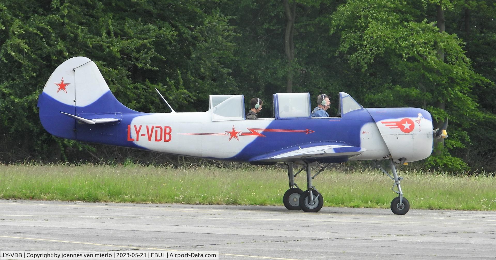 LY-VDB, 1982 Bacau Yak-52 C/N 822203, Ursel