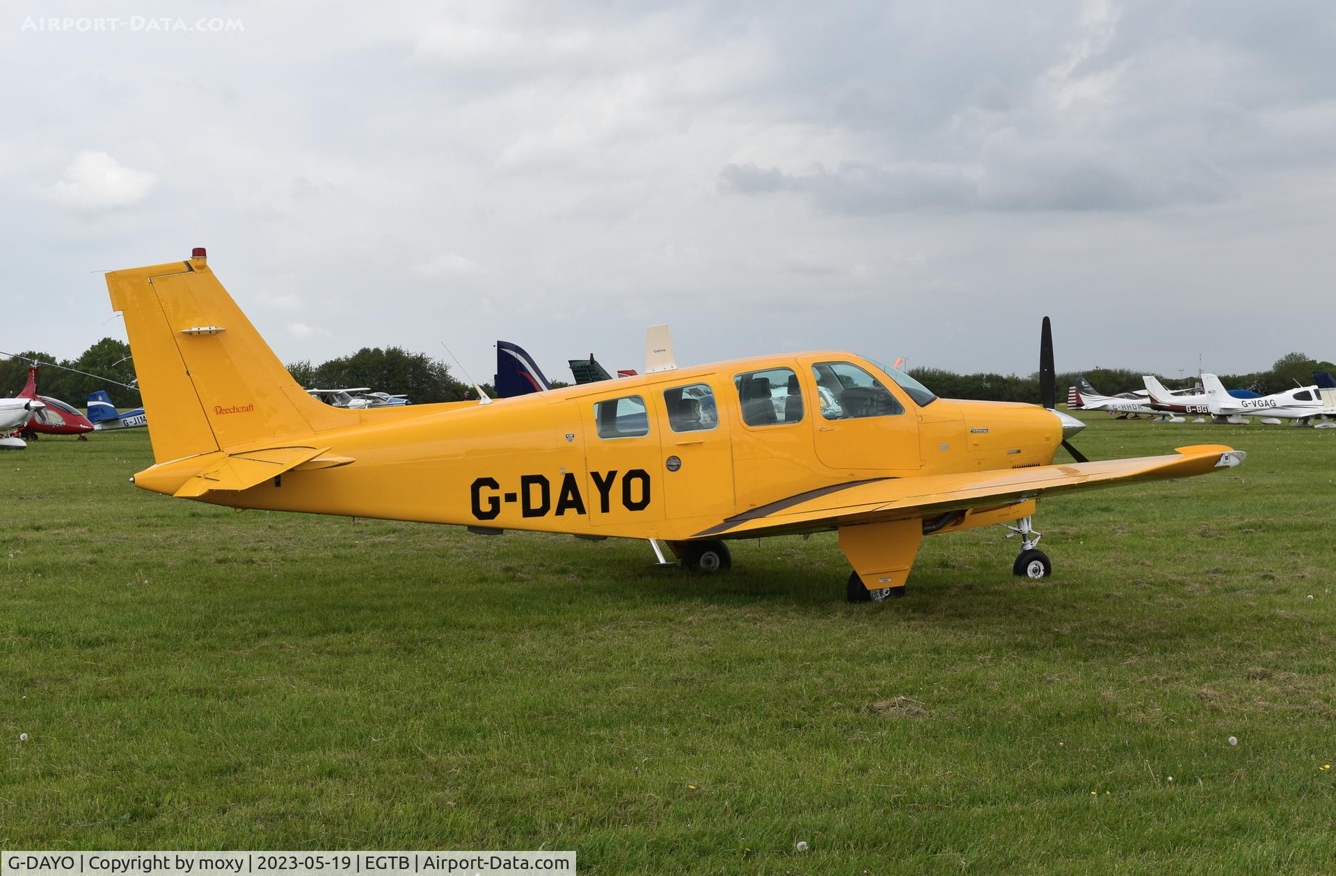 G-DAYO, 1991 Beech A36AT Bonanza 36 C/N E-2651, Beech A36AT Bonanza at Wycombe Air Park. Ex D-EAYO