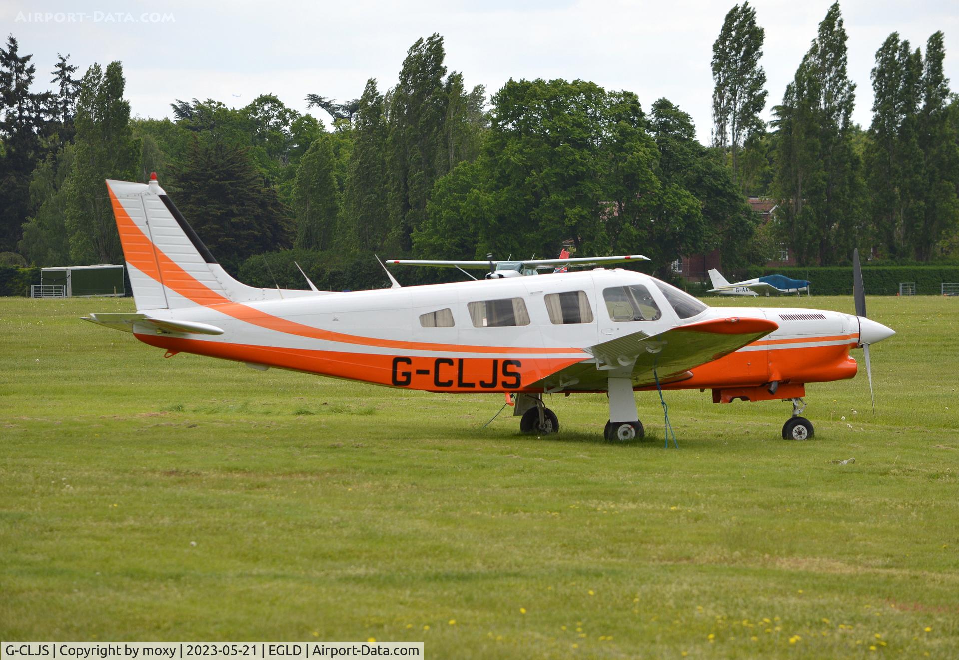 G-CLJS, 1983 Piper PA-32R-301T Turbo Saratoga C/N 32R-8329016, Piper PA-32R-301T Turbo Saratoga at Denham. Ex N32LE