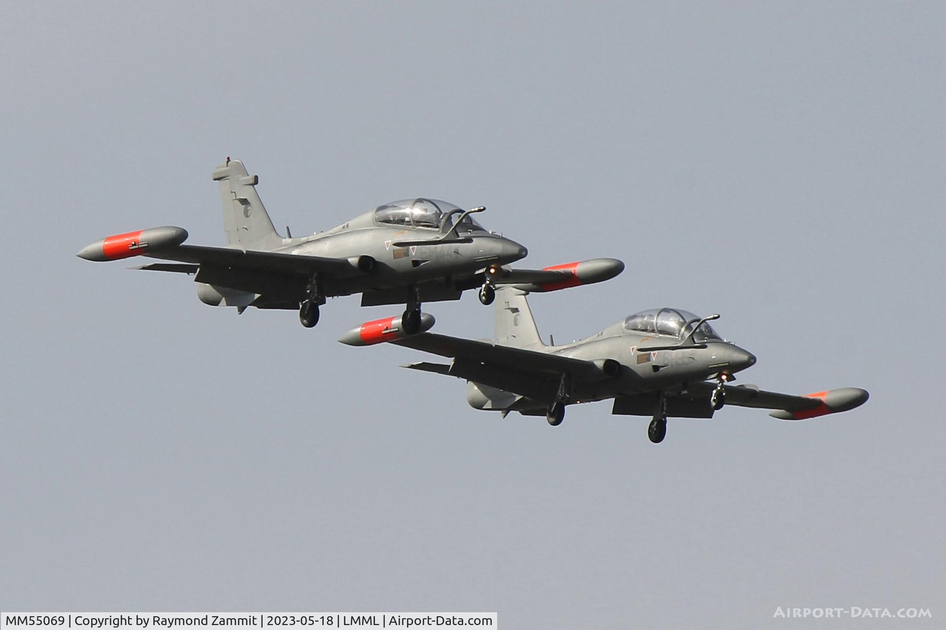 MM55069, Aermacchi MB-339CD C/N 6871/201/CD008, Aeromacchi MB339CDs MM55069/61-135 and MM55076/61-144 Italian Air Force