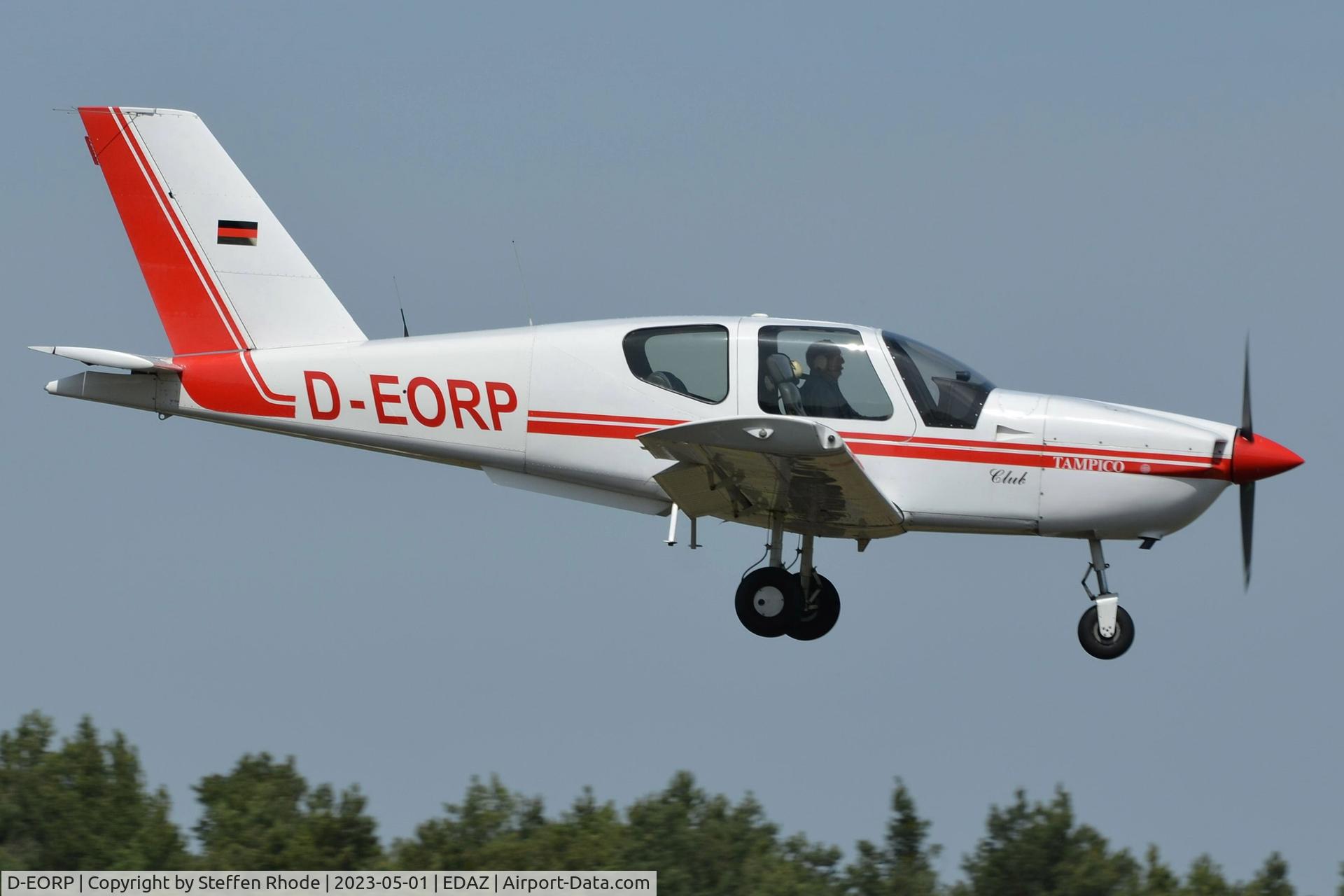 D-EORP, 1982 Socata TB-9 Tampico C/N 286, a nice, sunny day at EDAZ