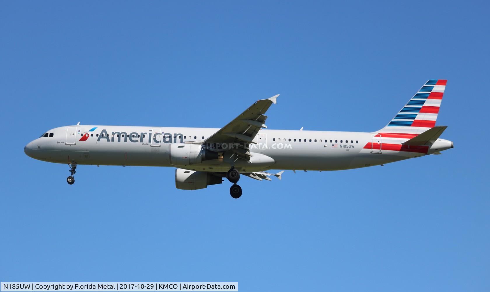 N185UW, 2002 Airbus A321-211 C/N 1666, AAL A321 zx