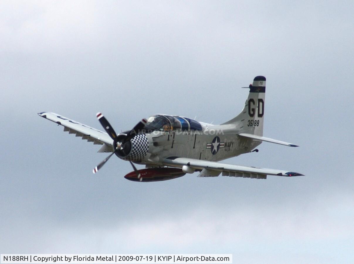 N188RH, 1955 Douglas EA-1E Skyraider C/N 10265 (135188), Thunder 2009 zx