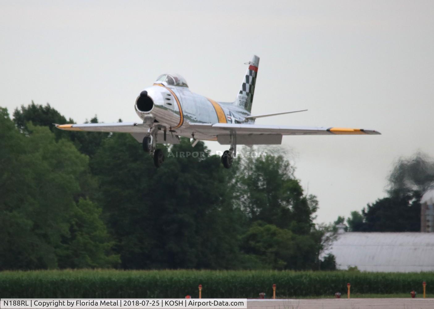 N188RL, 1952 North American F-86F Sabre C/N 191-682, F-86 zx