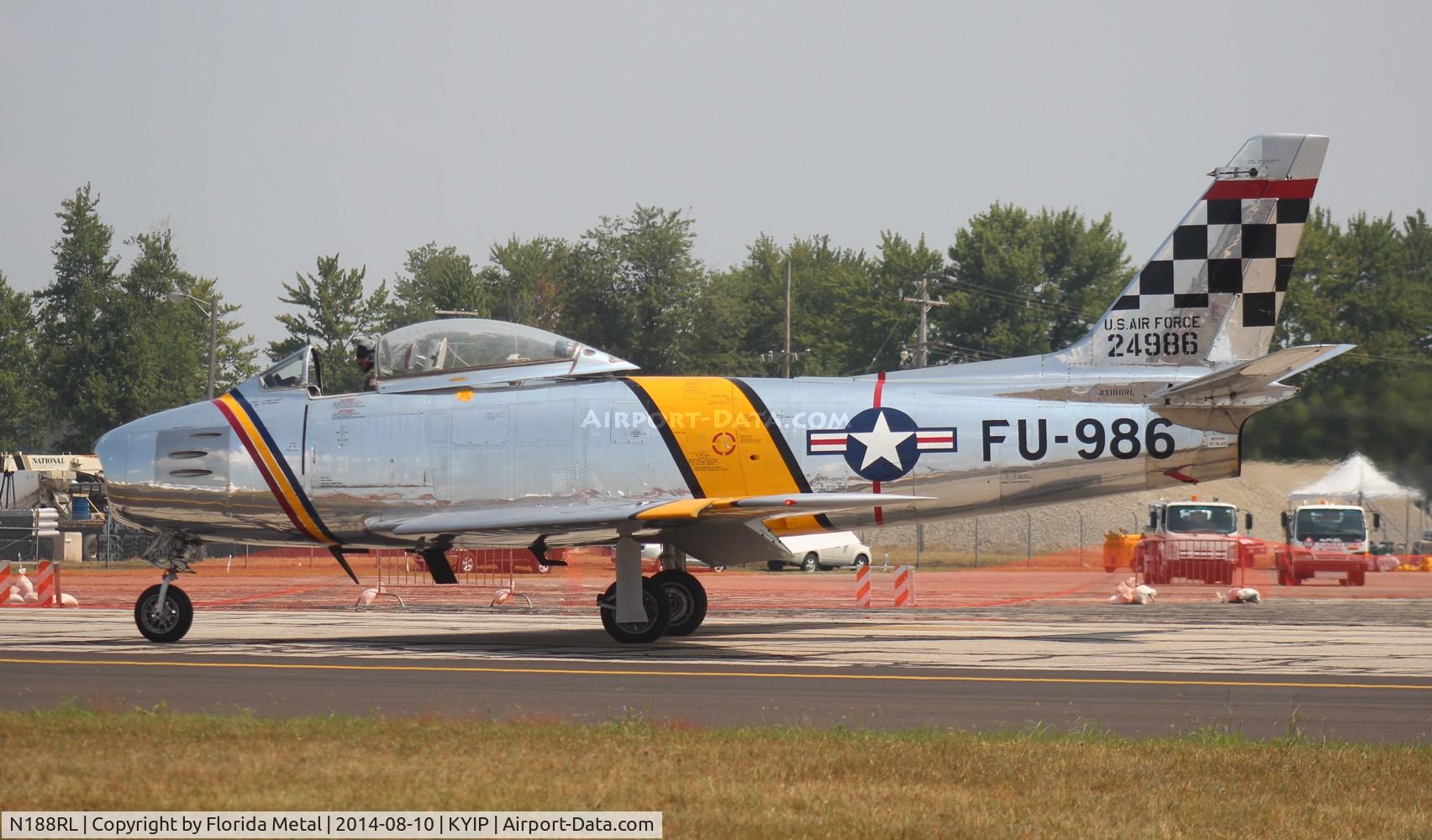 N188RL, 1952 North American F-86F Sabre C/N 191-682, F-86 zx