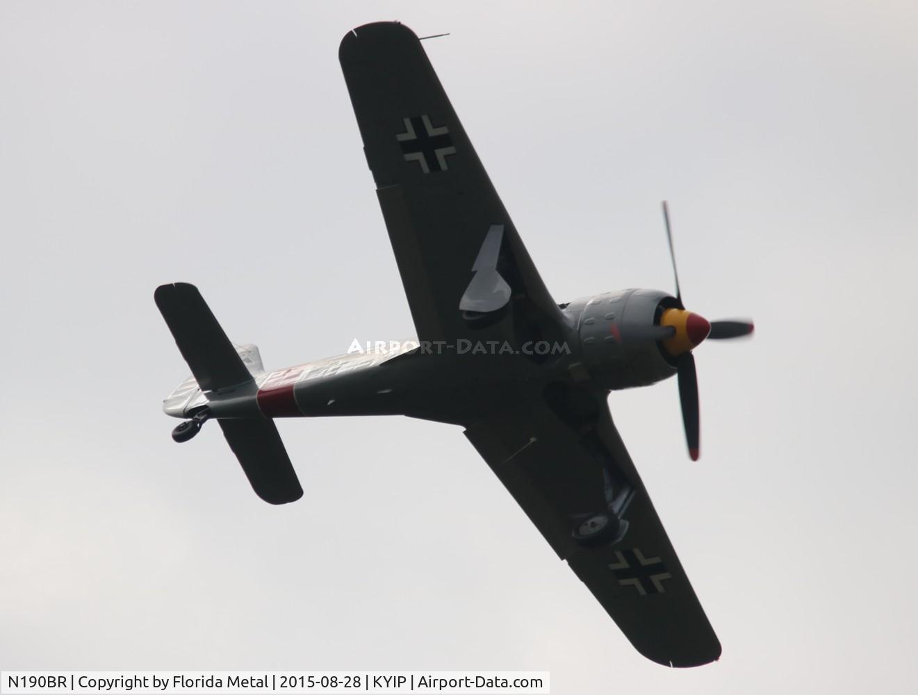 N190BR, Focke-Wulf Fw-190-A8 Replica C/N 005, FW-190 zx