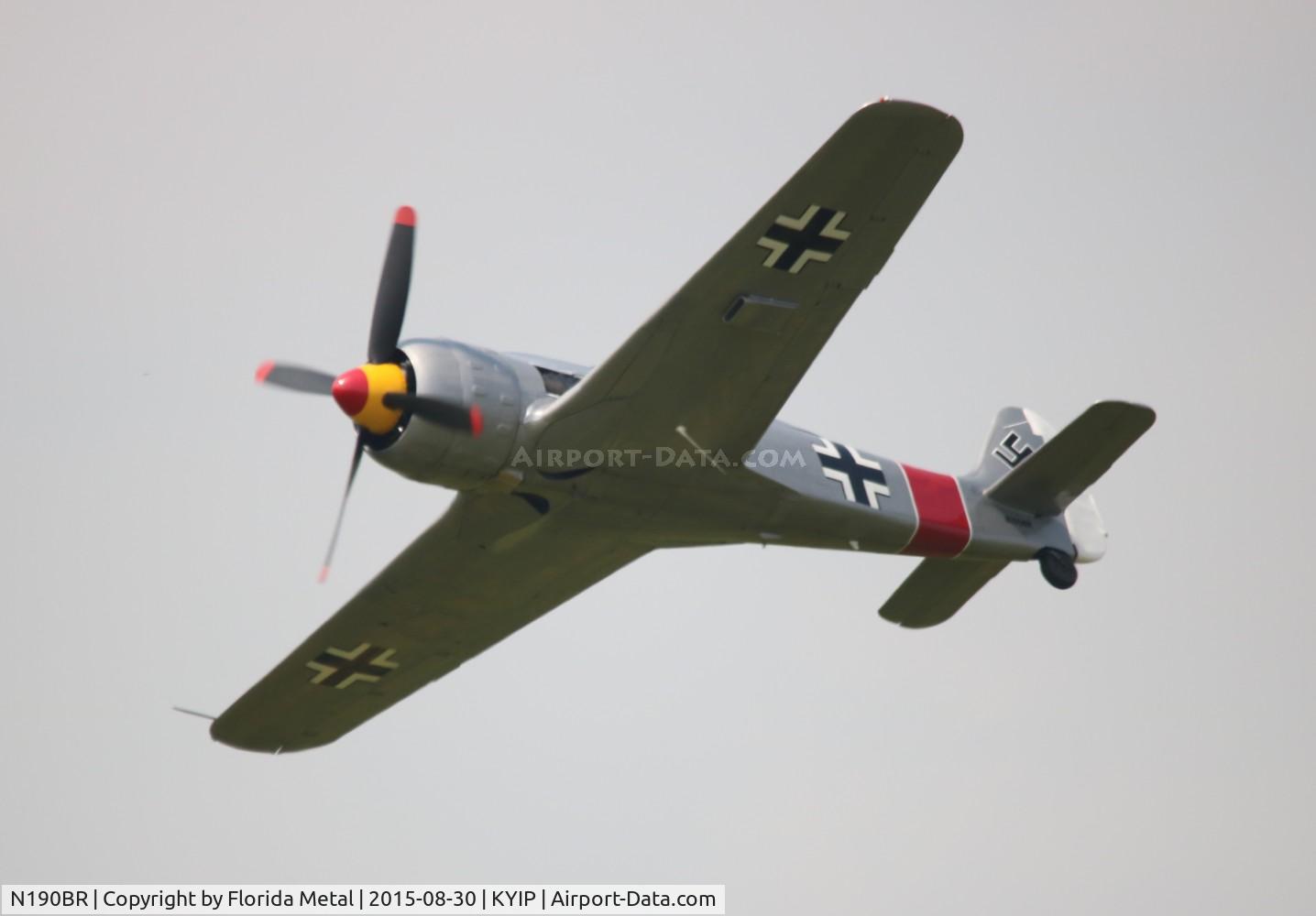 N190BR, Focke-Wulf Fw-190-A8 Replica C/N 005, Thunder 2015 zx