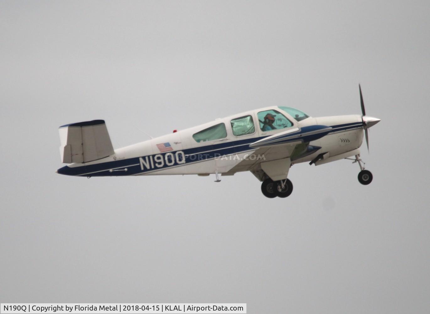 N190Q, 1964 Beech S35 Bonanza C/N D-7551, Bonanza 35 zx