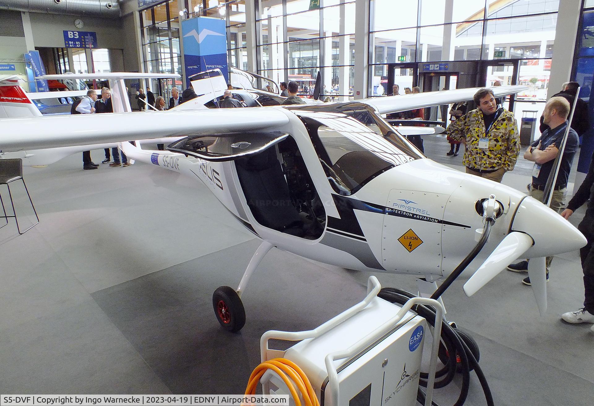 S5-DVF, Pipistrel SW 128 (Velis Electro) C/N not found_S5-DVF, Pipistrel SW 128 Velis Electro with electric motor at the AERO 2023, Friedrichshafen