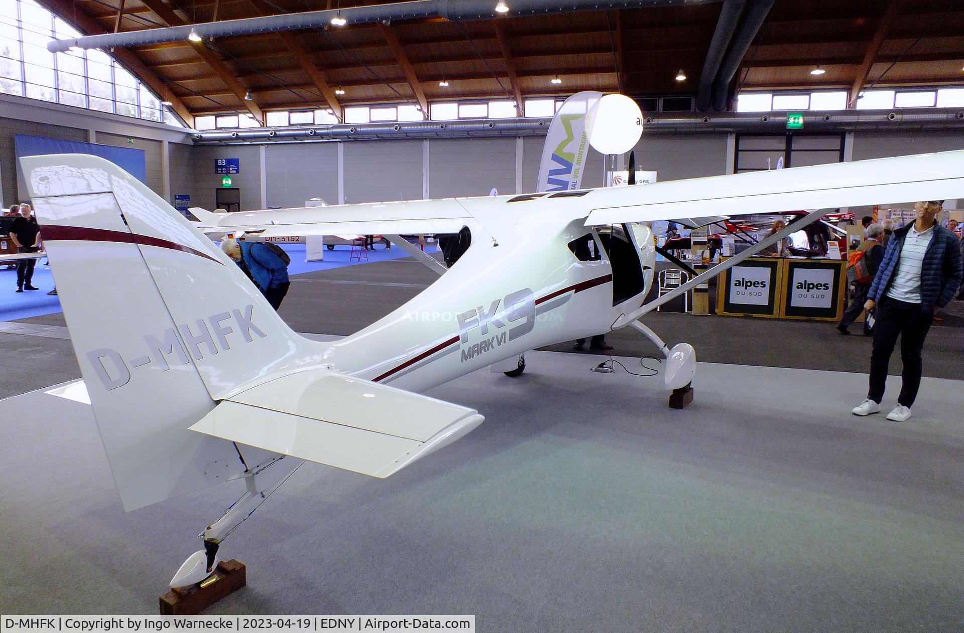 D-MHFK, B & F Technik FK-9 Mark VI C/N not found_D-MHFK, B & F Technik FK-9 Mk VI with tailwheel at the AERO 2023, Friedrichshafen