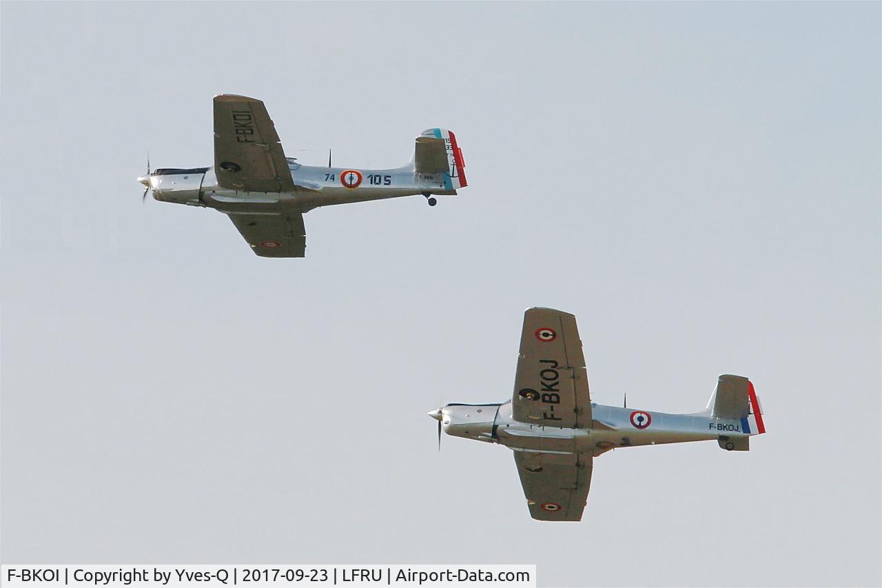 F-BKOI, Morane-Saulnier MS-733 Alcyon C/N 74, Morane-Saulnier MS-733 Alcyon, On display, Morlaix-Ploujean airport (LFRU-MXN) Air show 2017