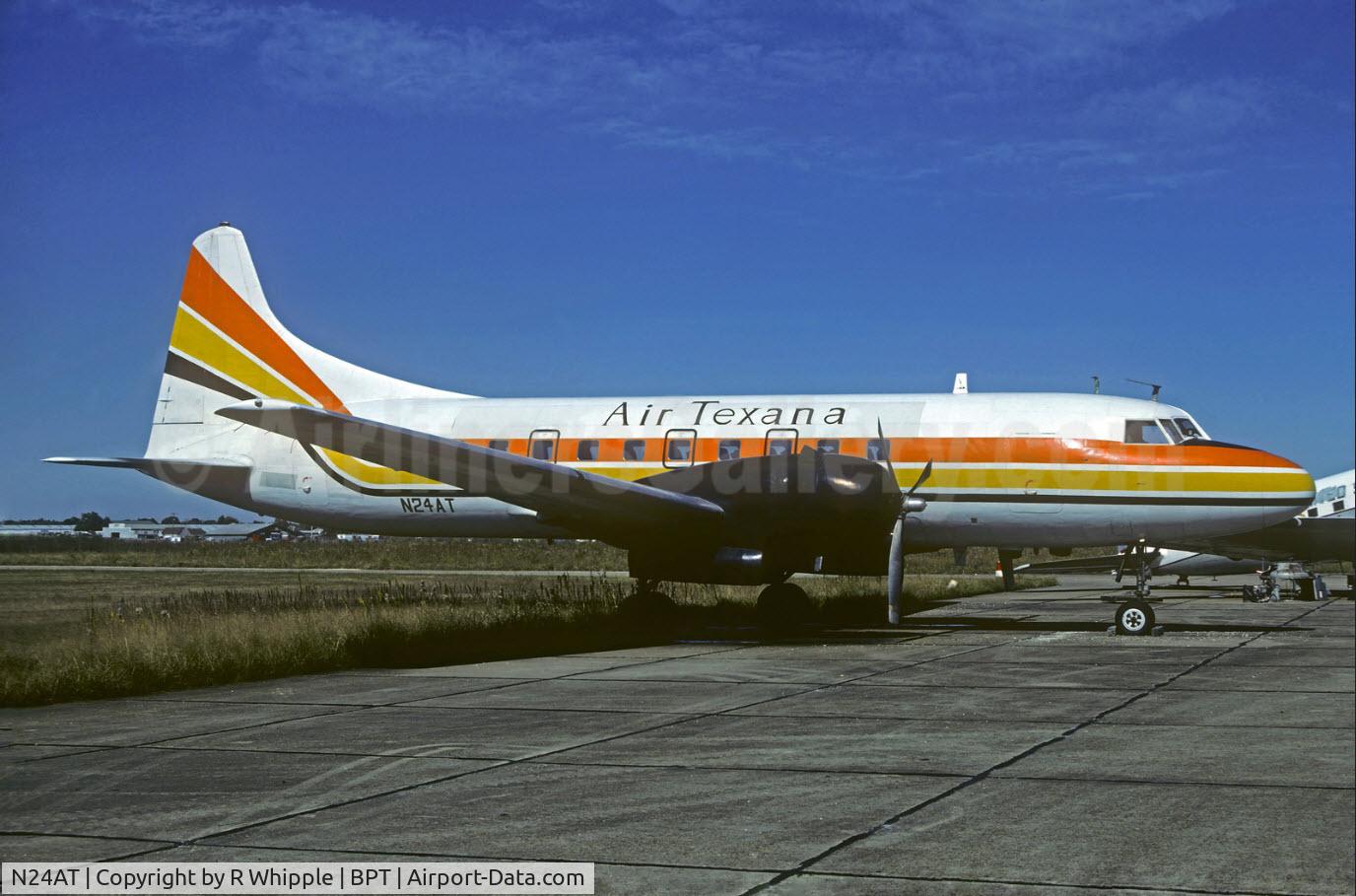 N24AT, 1969 Beech 99A C/N U-115, Air Texana, The Airline of the Golden Triangle, 1980-1981