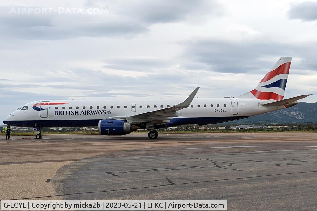 G-LCYL, 2010 Embraer 190SR (ERJ-190-100SR) C/N 19000346, Parked