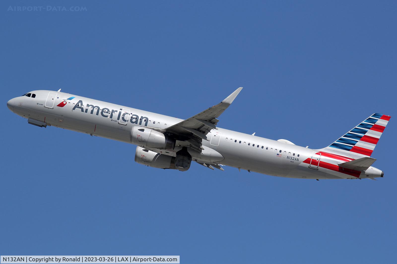 N132AN, 2015 Airbus A321-231 C/N 6473, at lax