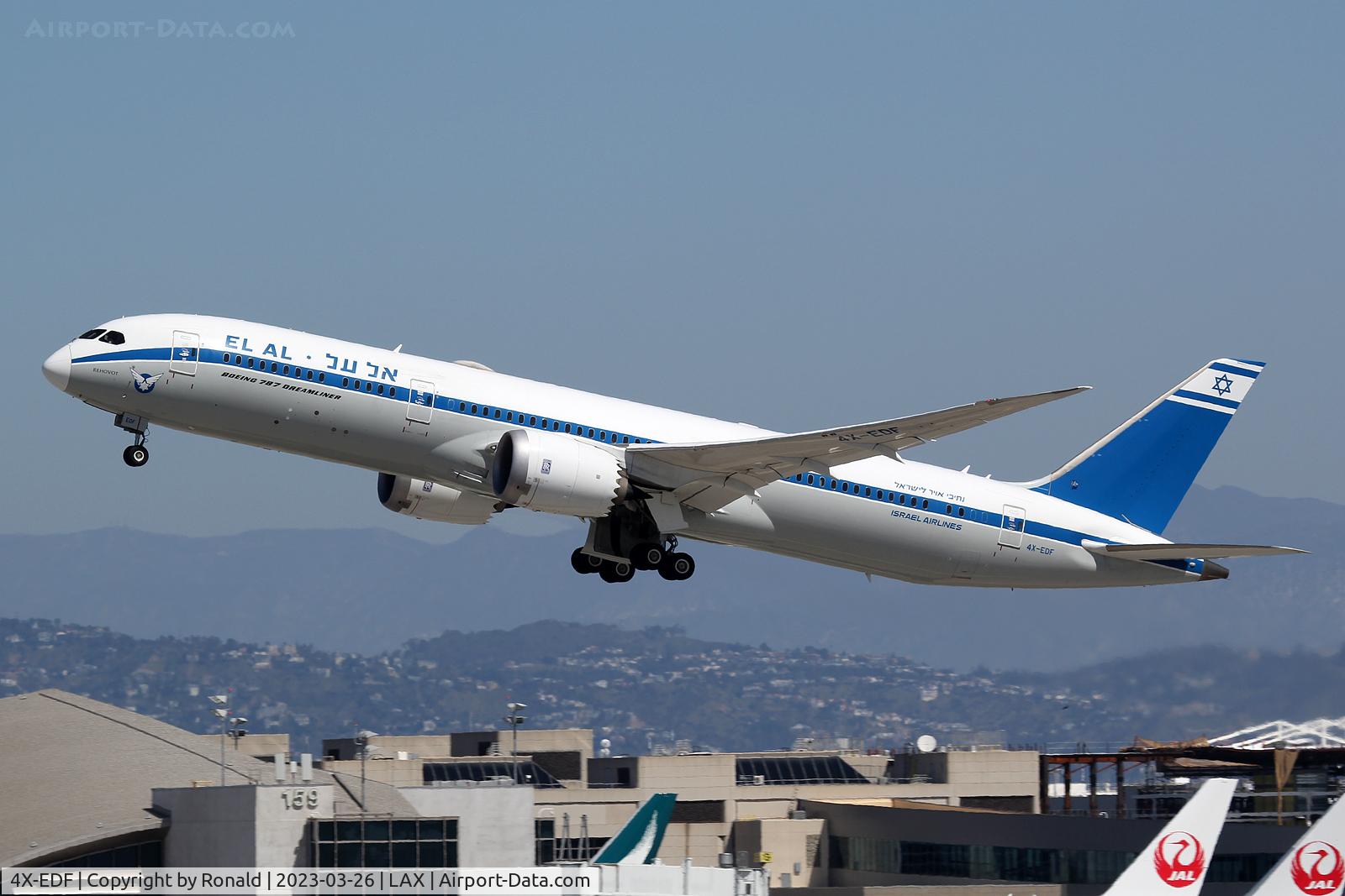 4X-EDF, 2018 Boeing 787-958 Dreamliner C/N 63394, at lax