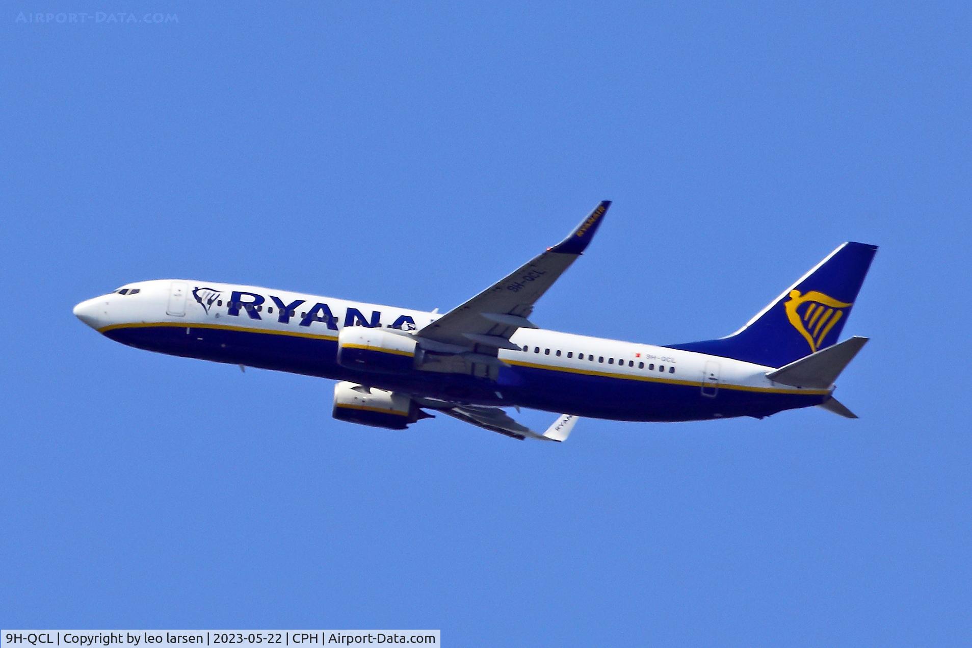 9H-QCL, 2016 Boeing 737-8AS C/N 44732, Copenhagen 22.5.2023