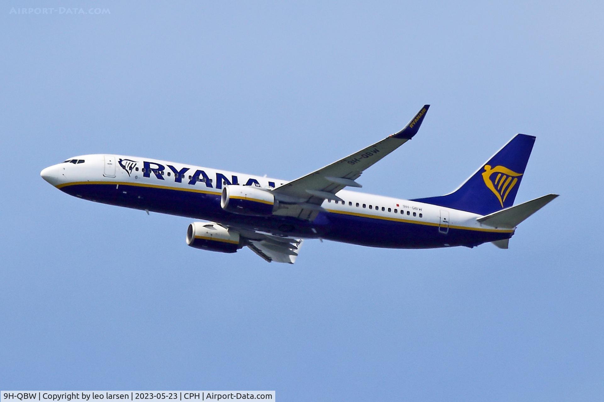 9H-QBW, 2016 Boeing 737-8AS C/N 44719, Copenhagen 22.5.2023