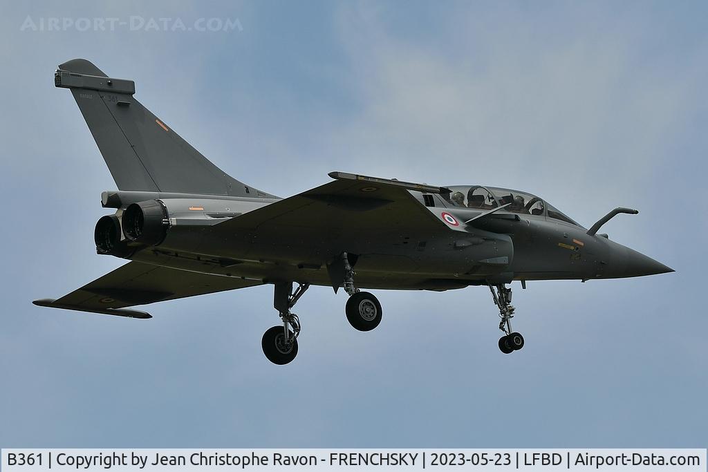 B361, 2023 DASSAULT RAFALE B F3-R C/N 361, France Air Force (new Rafale F3-R)