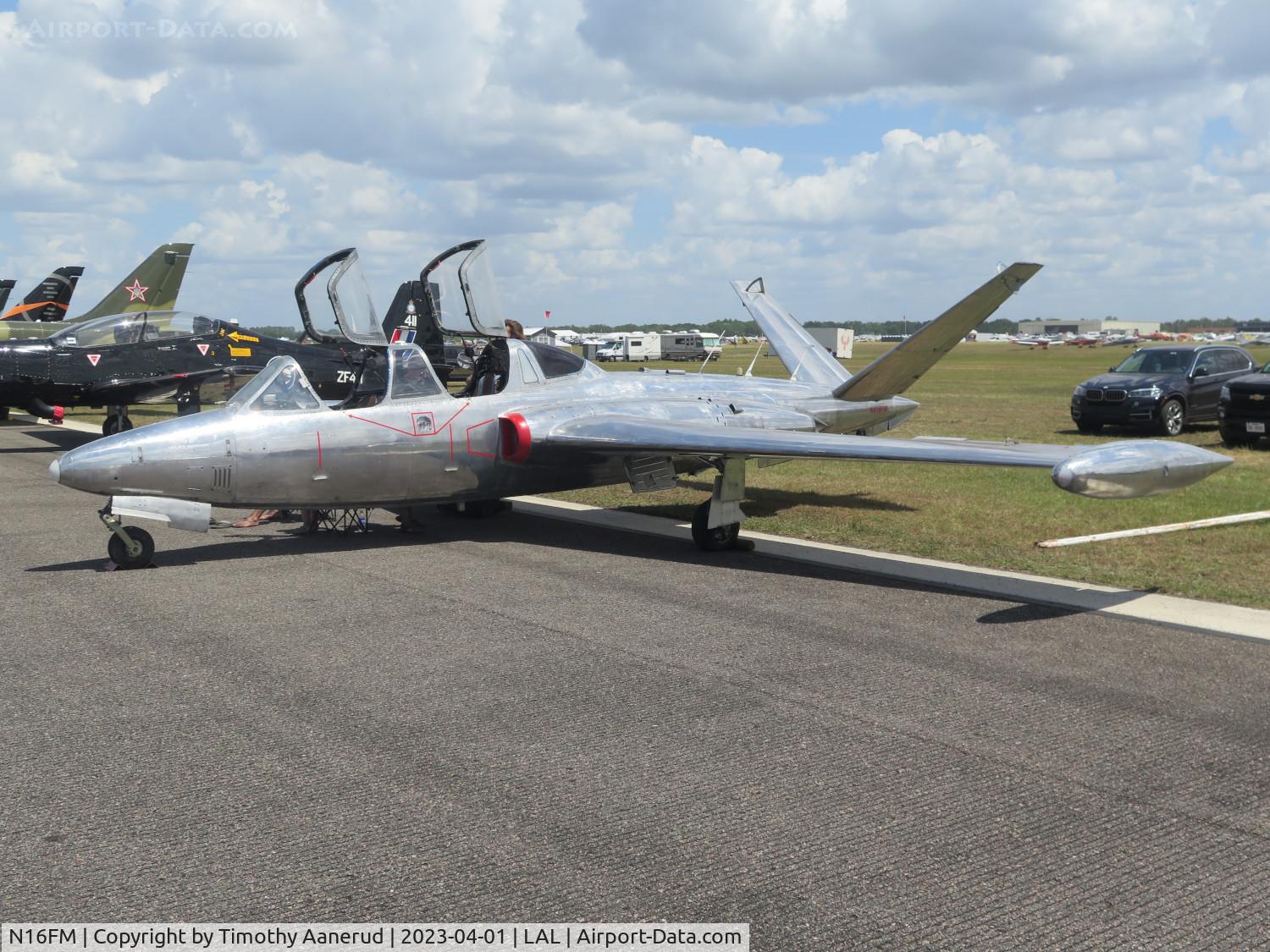 N16FM, 1961 Fouga (Valmet) CM-170R Magister C/N FM-26, 1961 Fouga (Valmet) CM-170R Magister, c/n: FM-26, Sun 'n Fun 2023