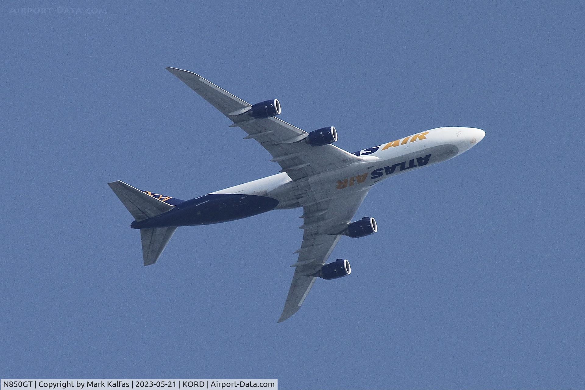 N850GT, 2012 Boeing 747-87UF/SCD C/N 37570, Atlas AIr B748 N850GT GTI7481 BMH-ORD