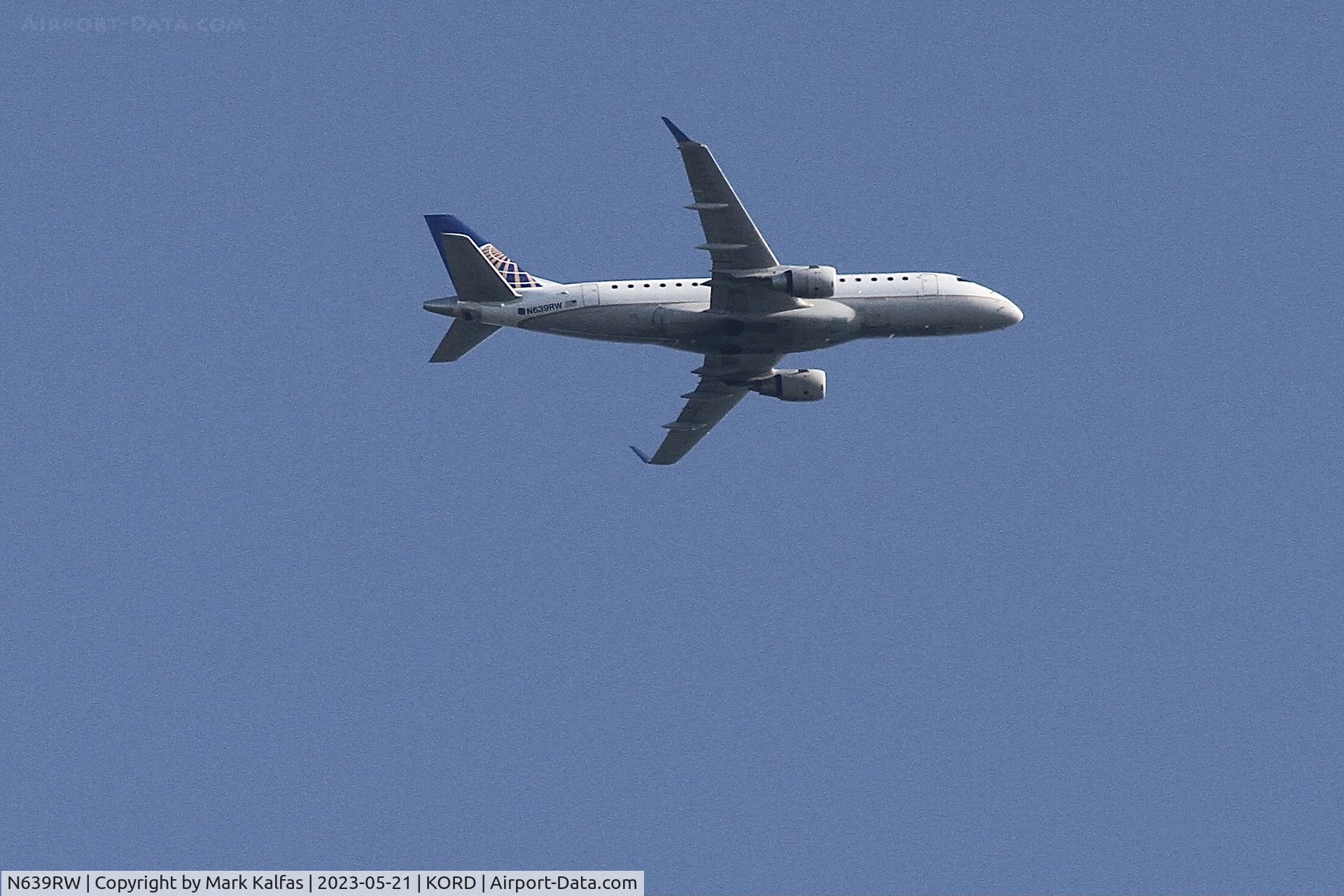 N639RW, 2004 Embraer 170SE (ERJ-170-100SE) C/N 17000057, Republic Airlines/ United Express E170 N639RW RPA3678 SAV-ORD