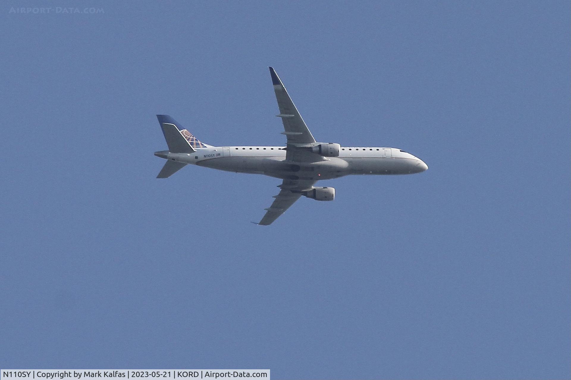 N110SY, 2014 Embraer 175LR (ERJ-170-200LR) C/N 17000405, SkyWest/ United Express E75LR N110SY SKW5303 ROA-ORD